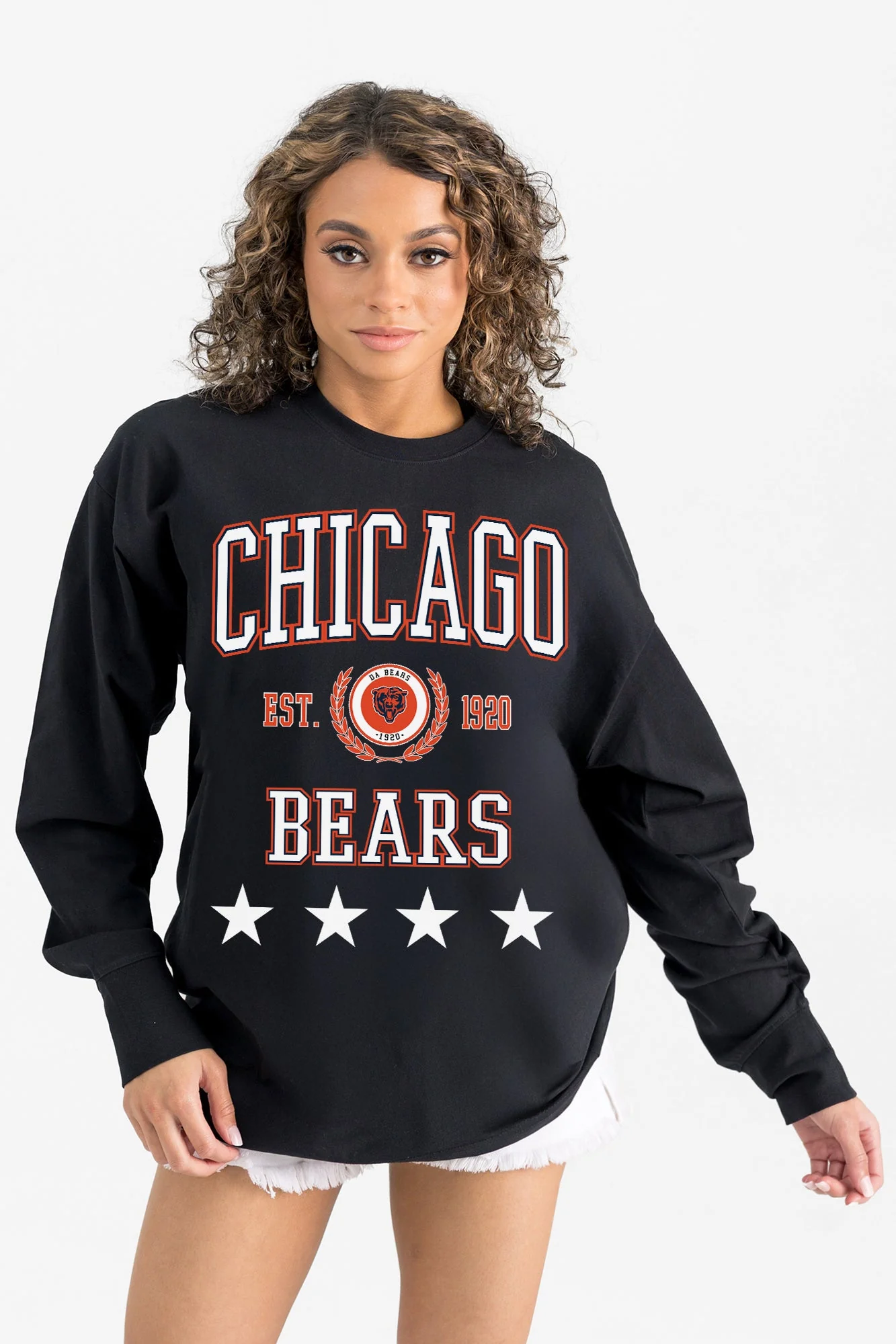 CHICAGO BEARS EVERYDAY STAR ESSENTIAL RELAXED FIT LONG SLEEVE TEE - Image 6