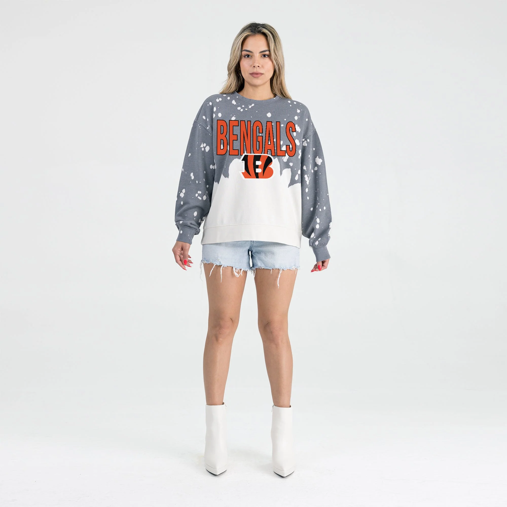 CINCINNATI BENGALS CASUAL FAN LONG-SLEEVE FRENCH TERRY PULLOVER - Image 4