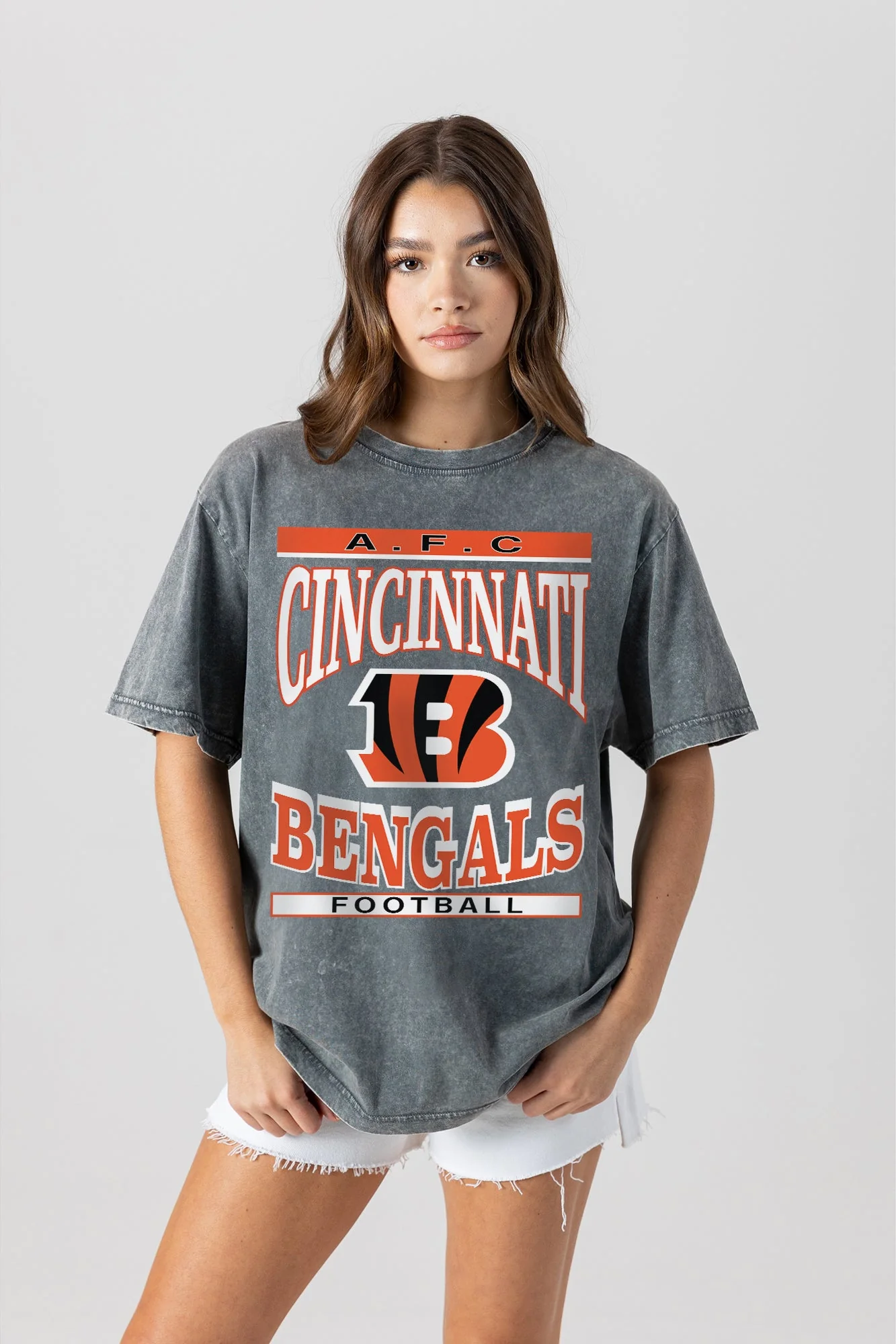 CINCINNATI BENGALS CLASSIC GRIND WASHED RELAXED FIT TEE - Image 4