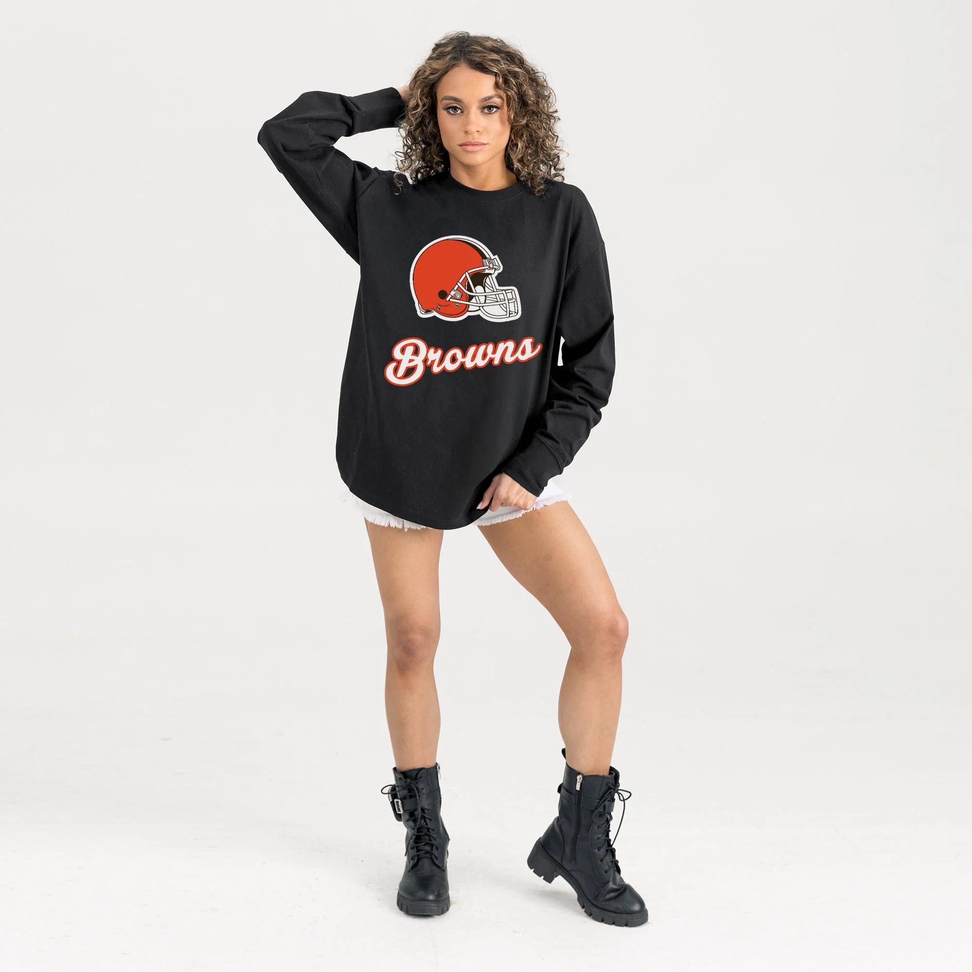 CLEVELAND BROWNS HONOR ROLL ESSENTIAL RELAXED FIT LONG SLEEVE TEE - Image 7