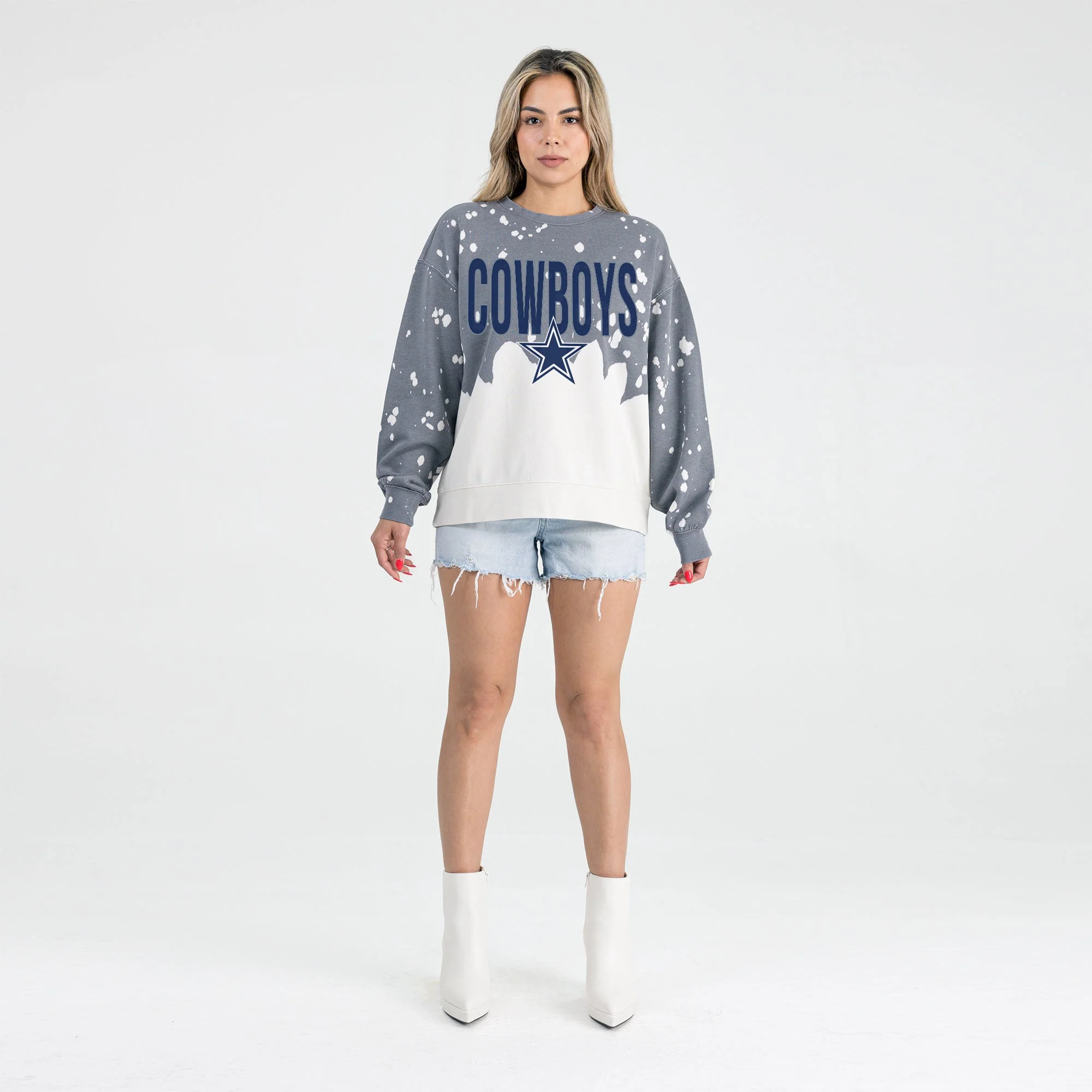 DALLAS COWBOYS CASUAL FAN LONG-SLEEVE FRENCH TERRY PULLOVER - Image 4