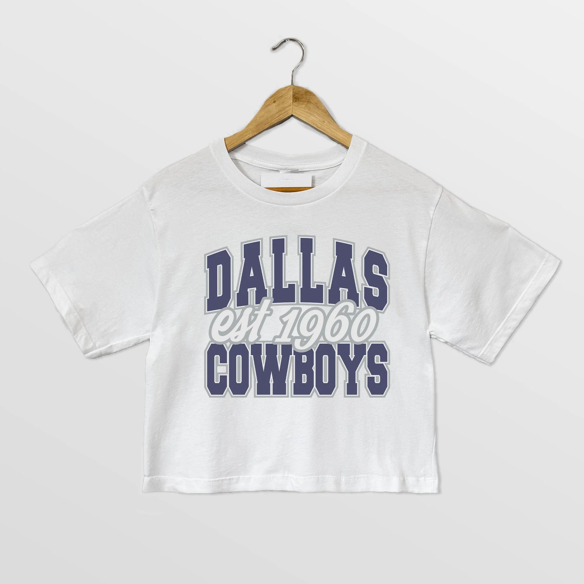 DALLAS COWBOYS DEEP ROOTS BOXY FIT CROPPED TEE