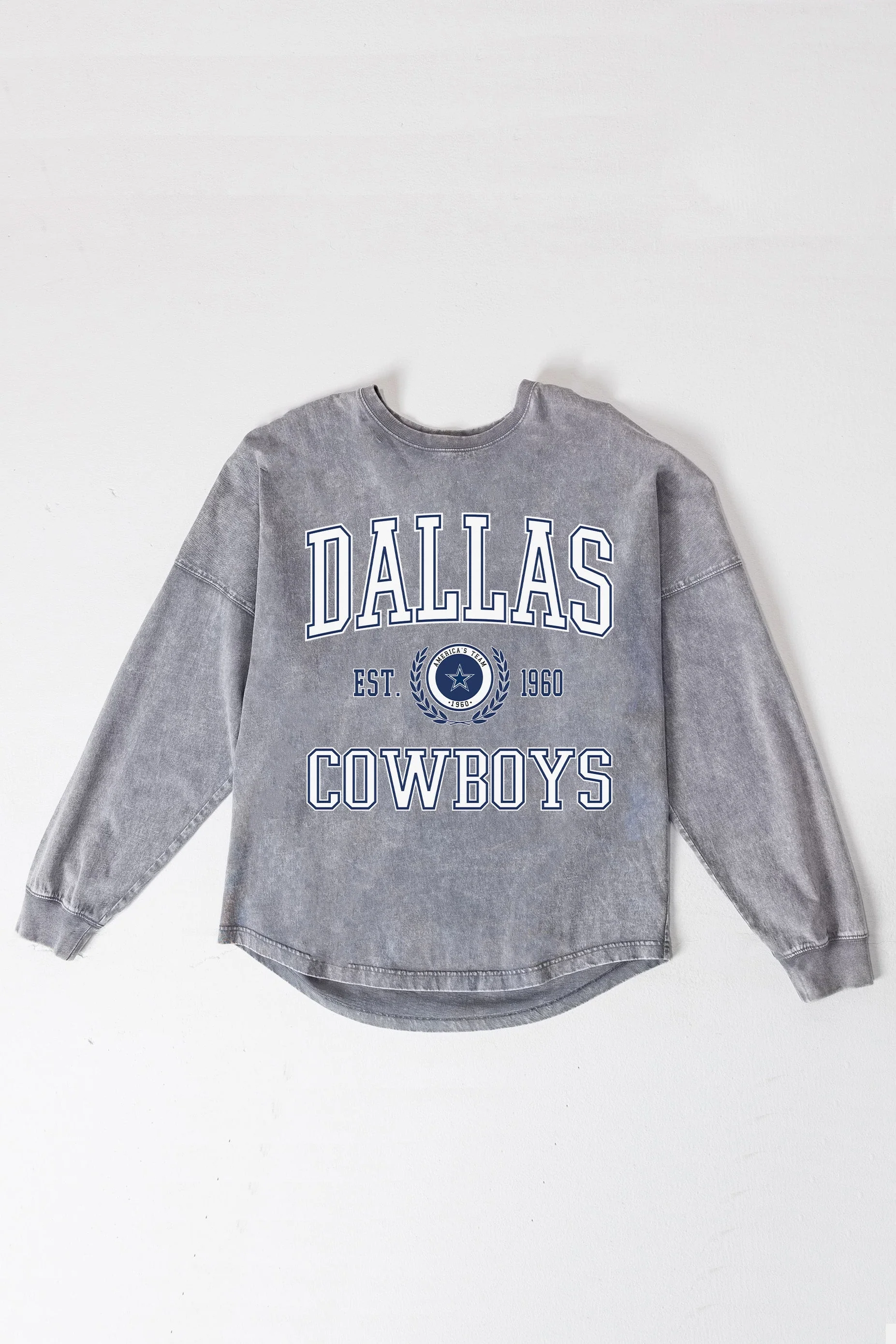 DALLAS COWBOYS FINAL SCORE FADED WASH PULLOVER - Image 8