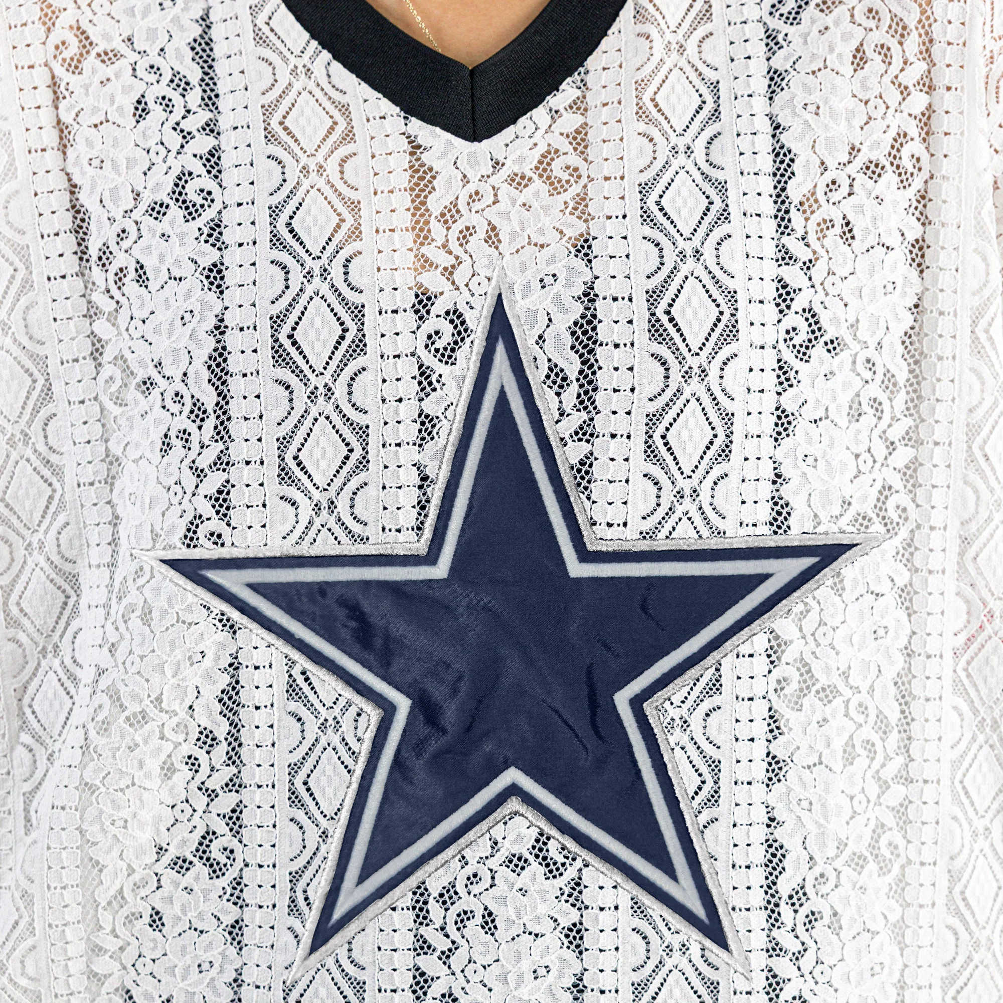 DALLAS COWBOYS HIGH NOTE LACE FASHION TOP - Image 9