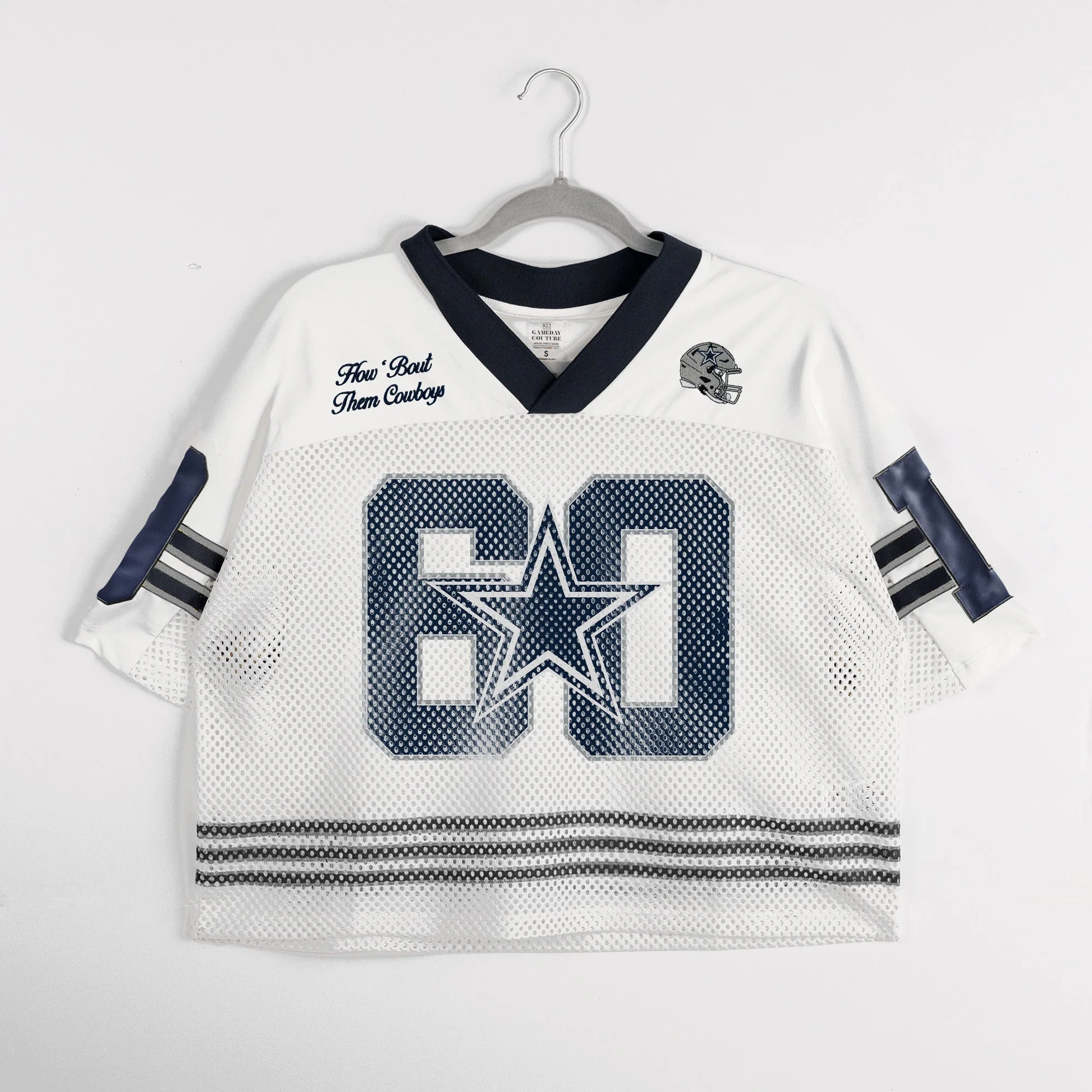 DALLAS COWBOYS TRAILBLAZER MESH CROP FASHION TOP - Image 6