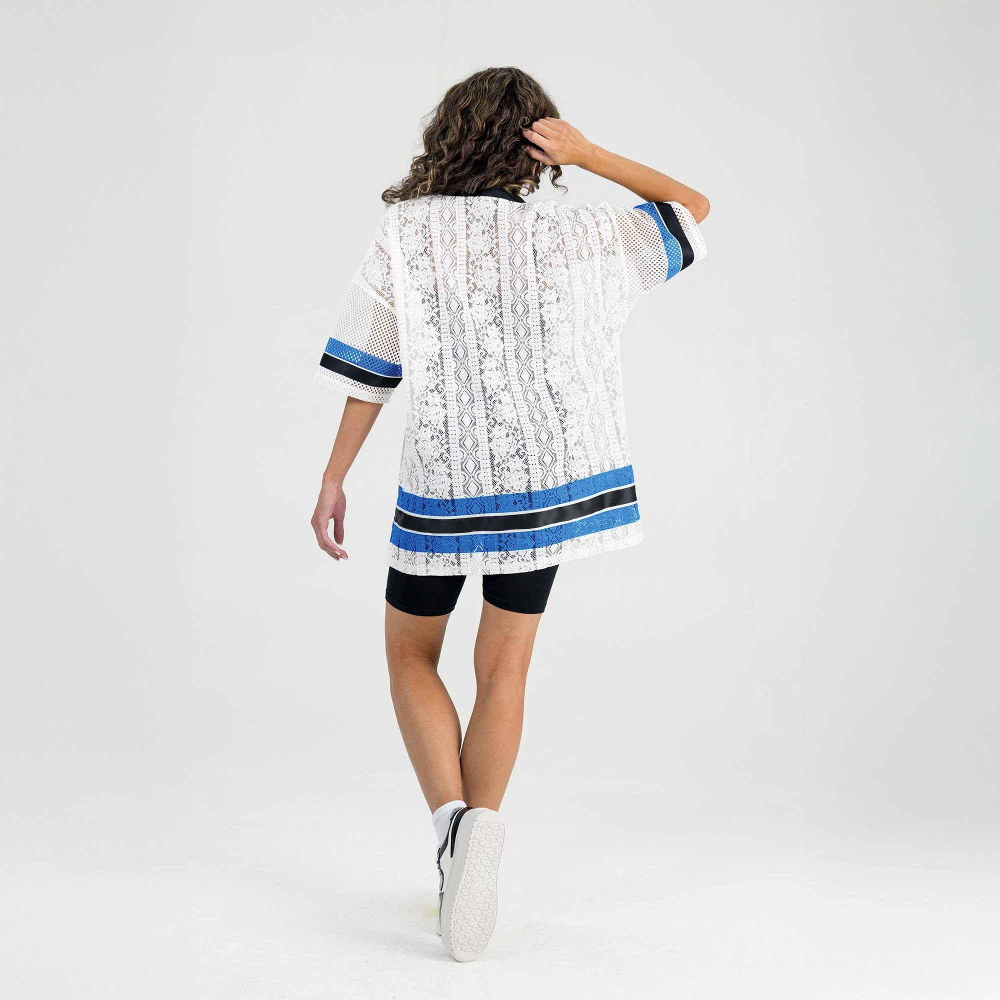 DETROIT LIONS HIGH NOTE LACE FASHION TOP - Image 5