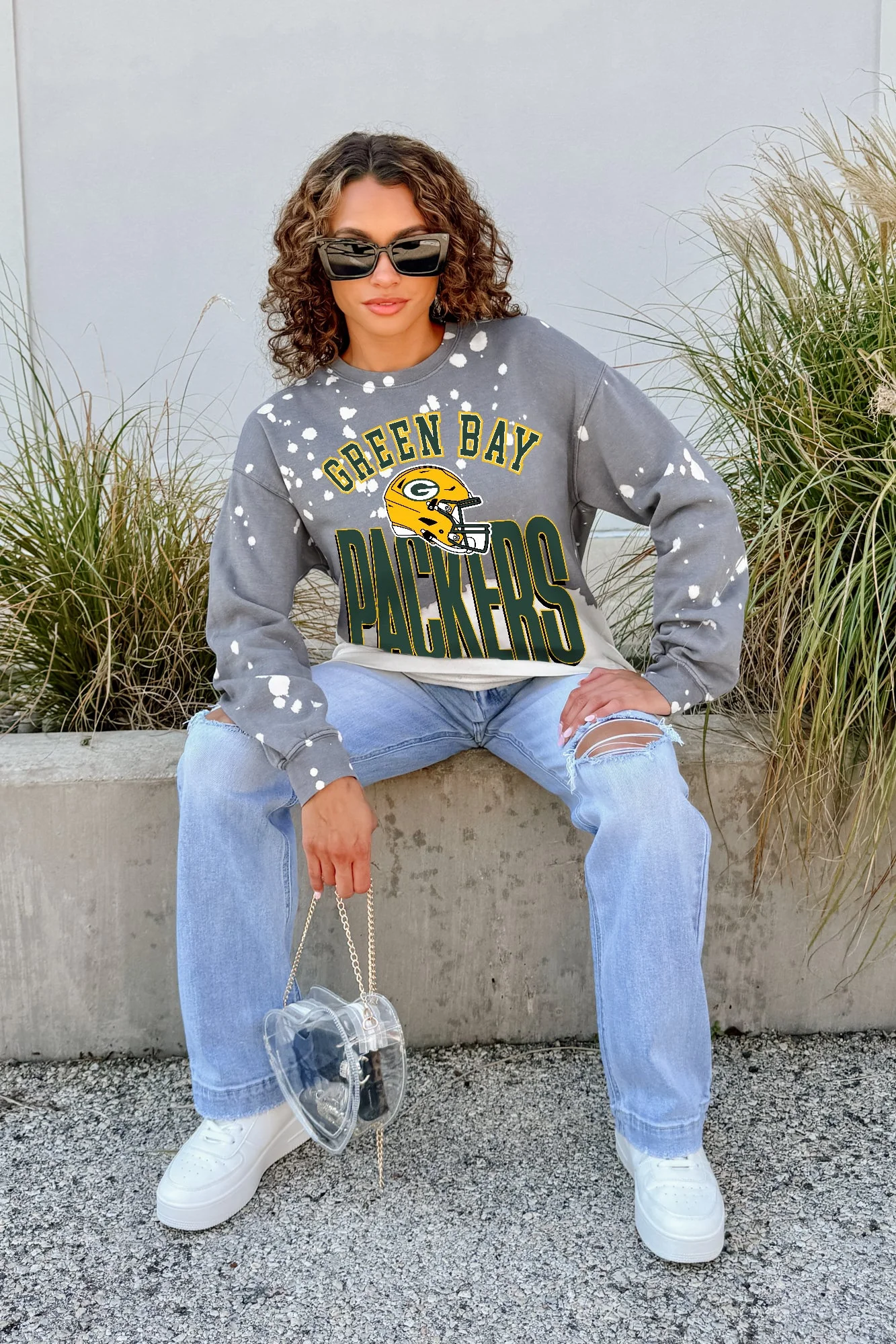 GREEN BAY PACKERS ARCH RIVALS LONG-SLEEVE FRENCH TERRY PULLOVER - Image 3