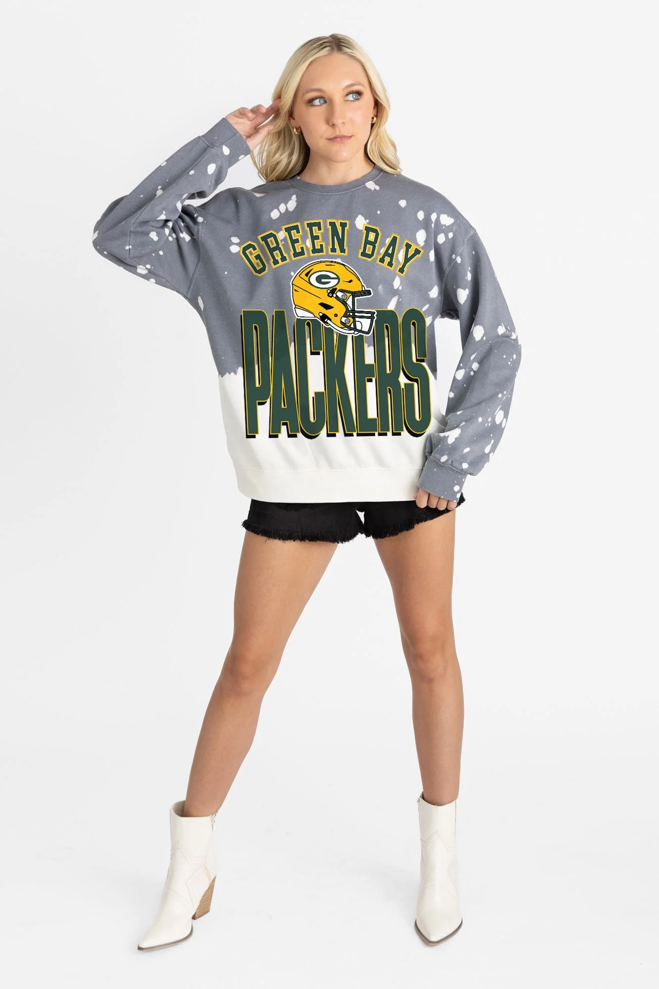 GREEN BAY PACKERS ARCH RIVALS LONG-SLEEVE FRENCH TERRY PULLOVER - Image 5