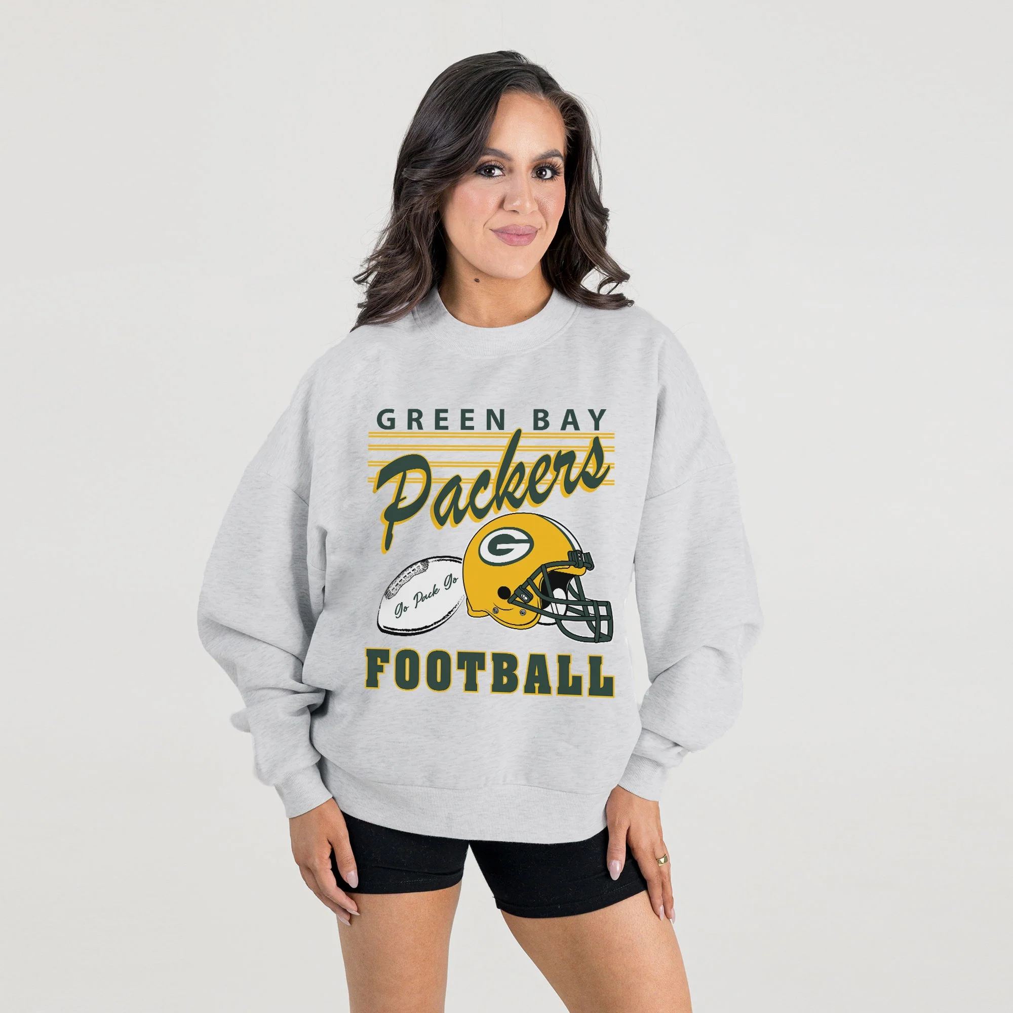 GREEN BAY PACKERS HOME TURF PREMIUM FLEECE CREWNECK PULLOVER - Image 3