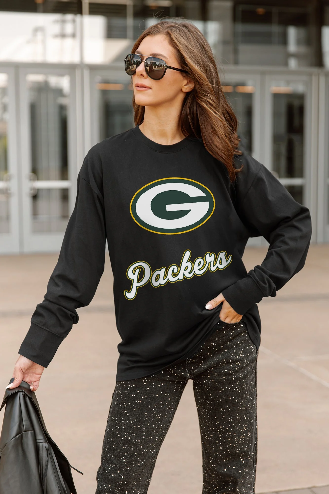 GREEN BAY PACKERS HONOR ROLL ESSENTIAL RELAXED FIT LONG SLEEVE TEE - Image 3