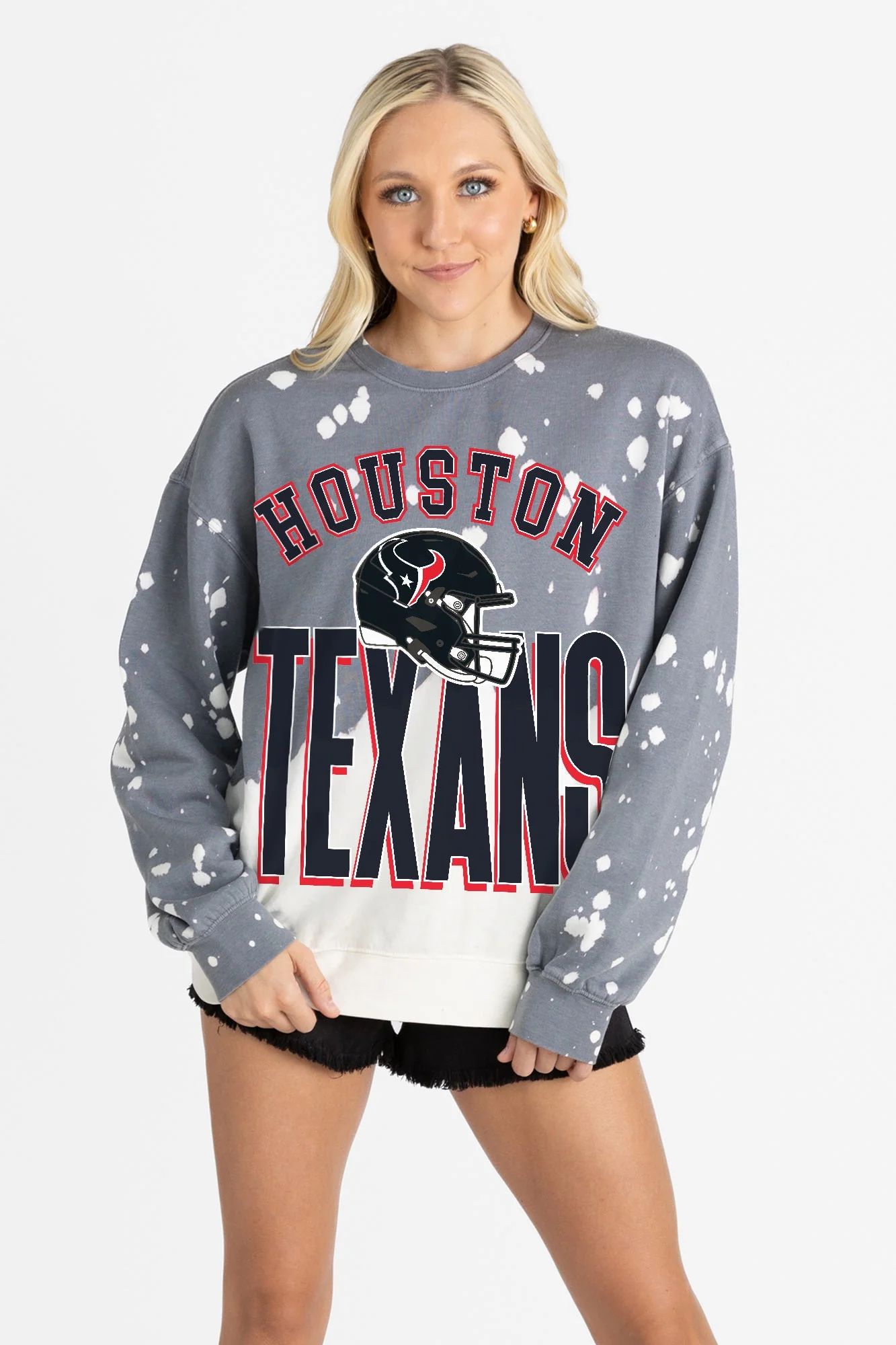 HOUSTON TEXANS ARCH RIVALS LONG-SLEEVE FRENCH TERRY PULLOVER - Image 6