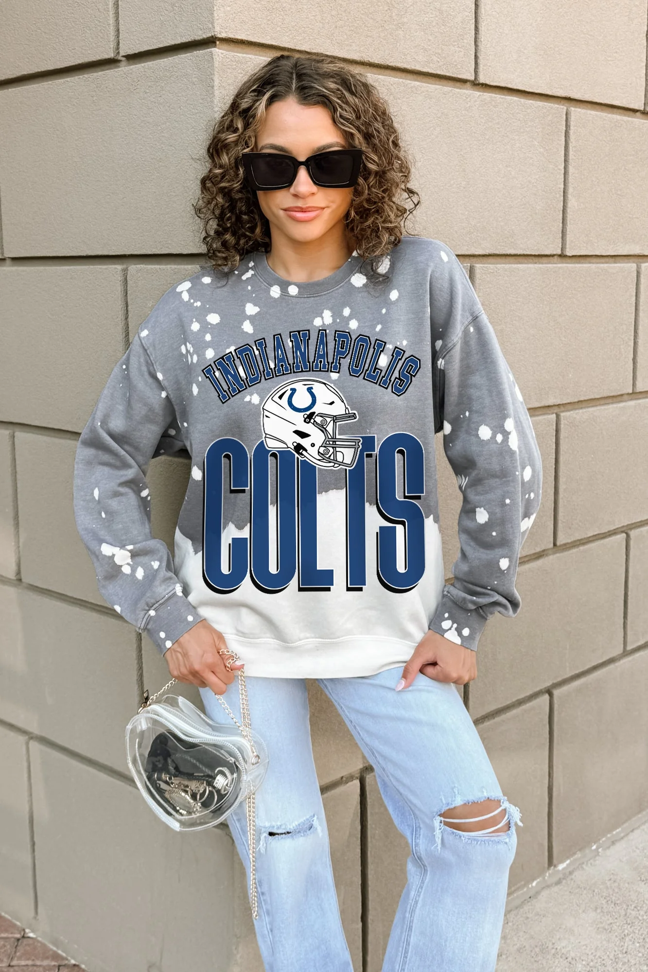 INDIANAPOLIS COLTS ARCH RIVALS LONG-SLEEVE FRENCH TERRY PULLOVER - Image 2