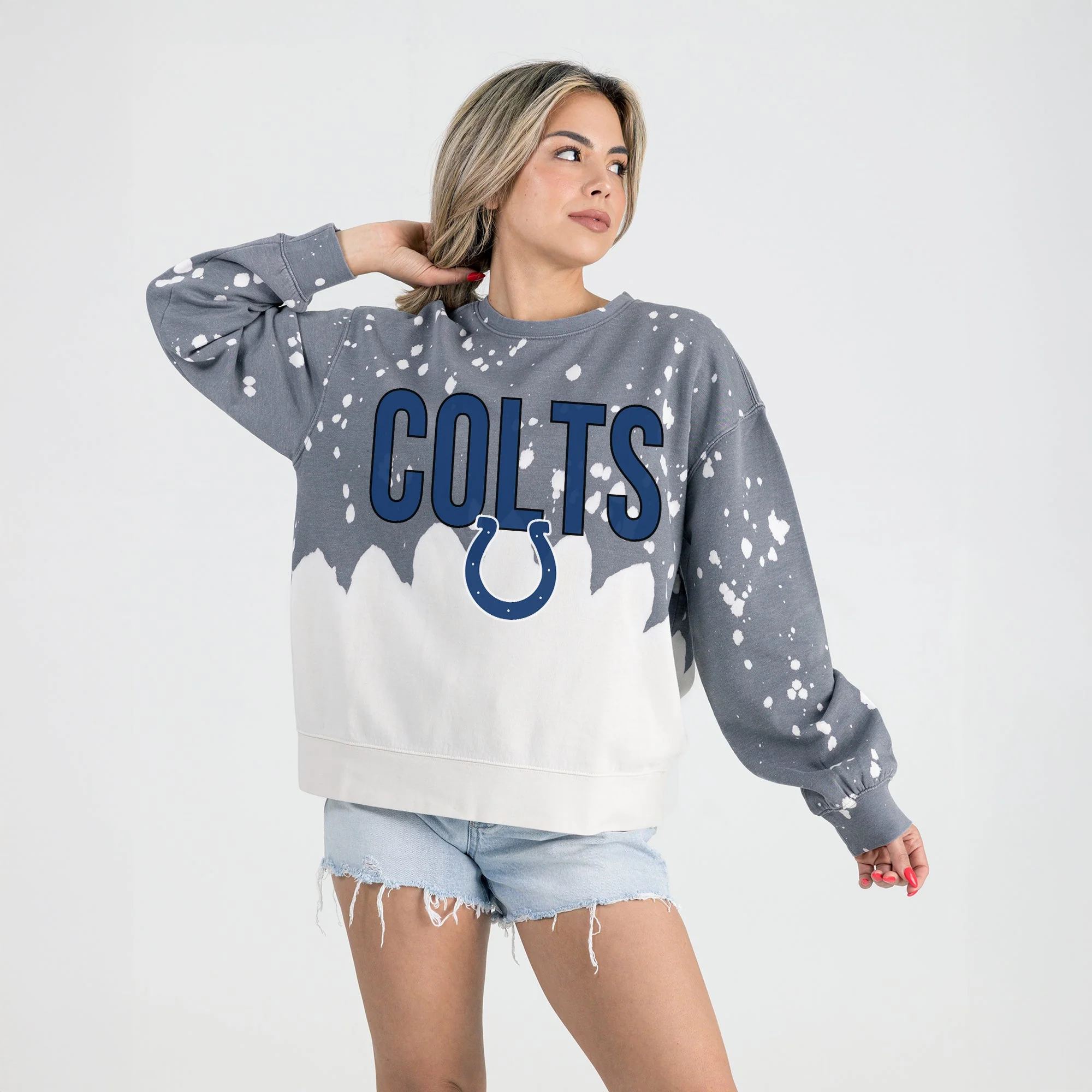 INDIANAPOLIS COLTS CASUAL FAN LONG-SLEEVE FRENCH TERRY PULLOVER - Image 3