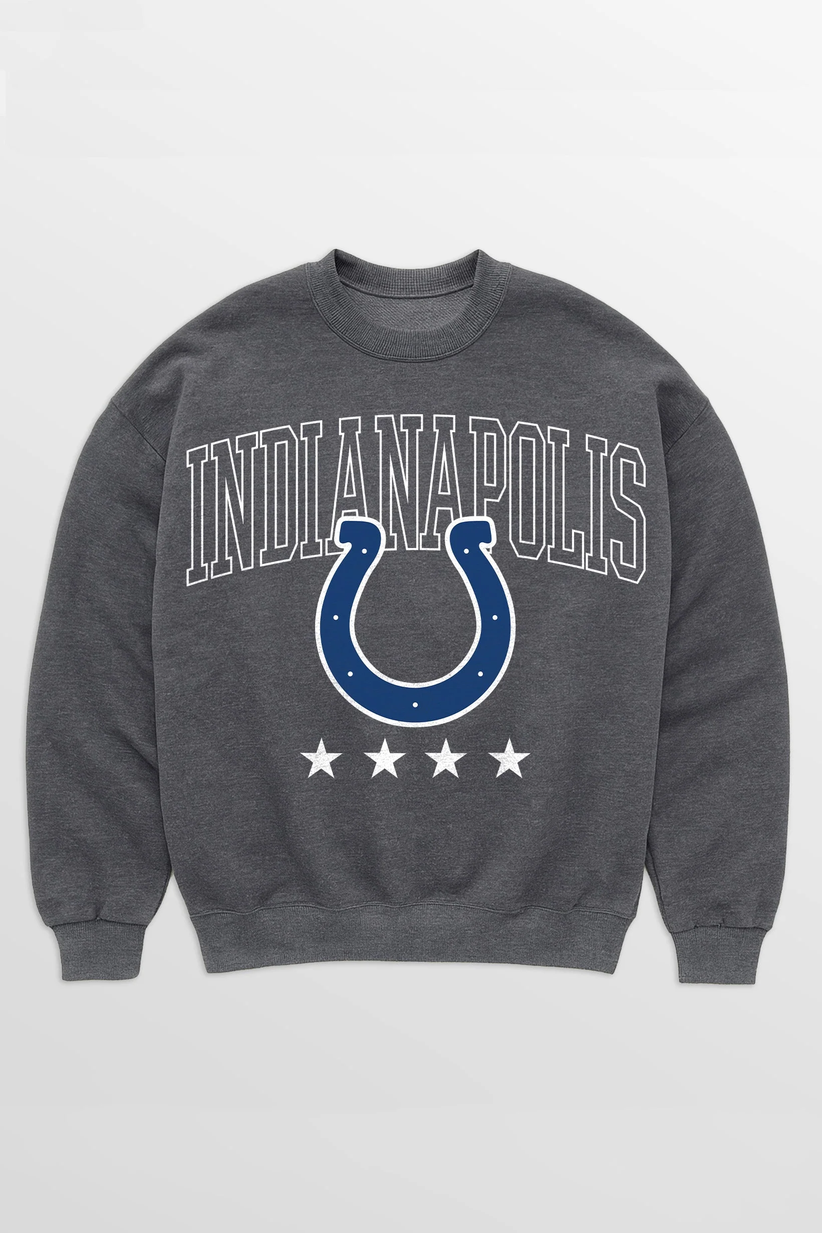 INDIANAPOLIS COLTS RISING STAR PREMIUM FLEECE CREWNECK PULLOVER - Image 8