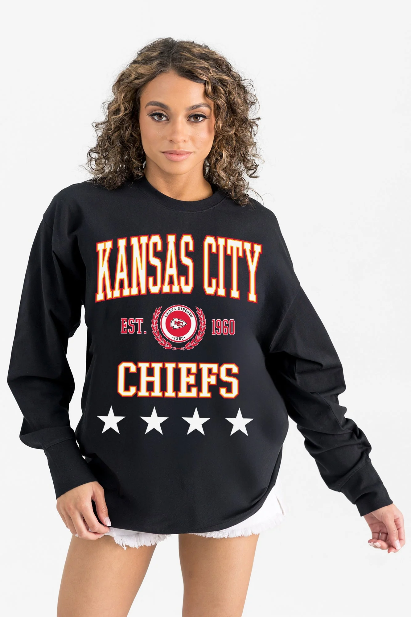 KANSAS CITY CHIEFS EVERYDAY STAR ESSENTIAL RELAXED FIT LONG SLEEVE TEE - Image 6