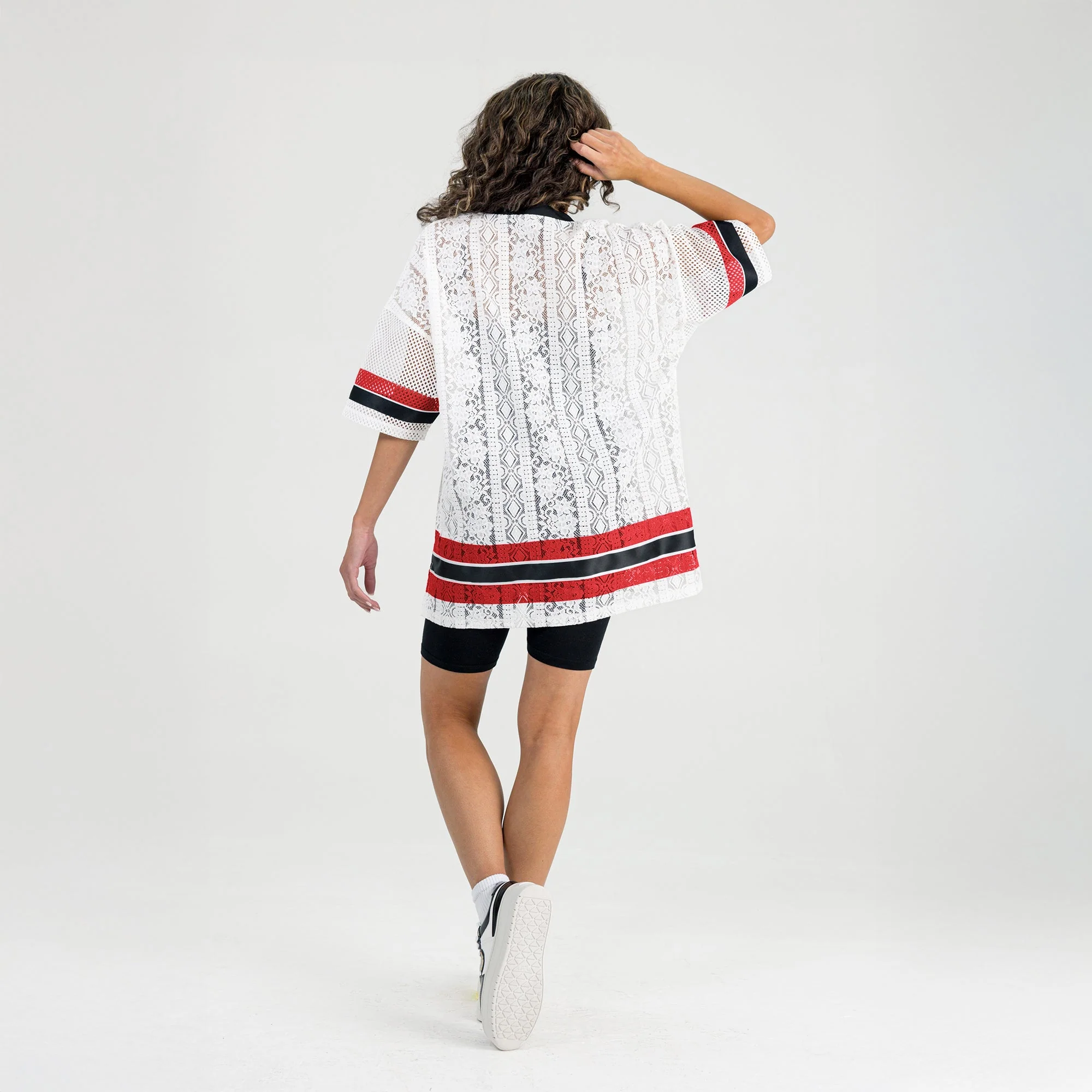KANSAS CITY CHIEFS HIGH NOTE LACE FASHION TOP - Image 5