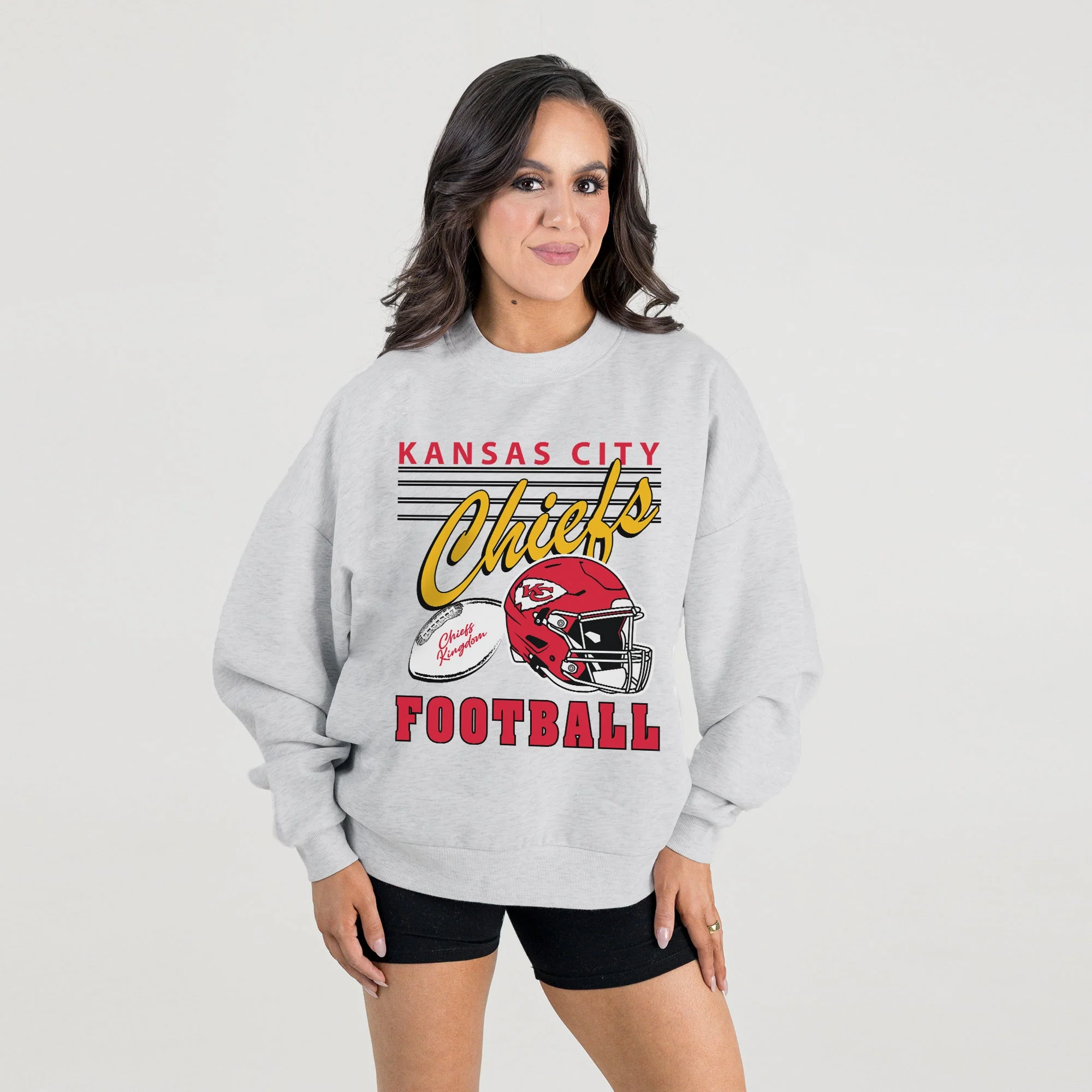 KANSAS CITY CHIEFS HOME TURF PREMIUM FLEECE CREWNECK PULLOVER - Image 3