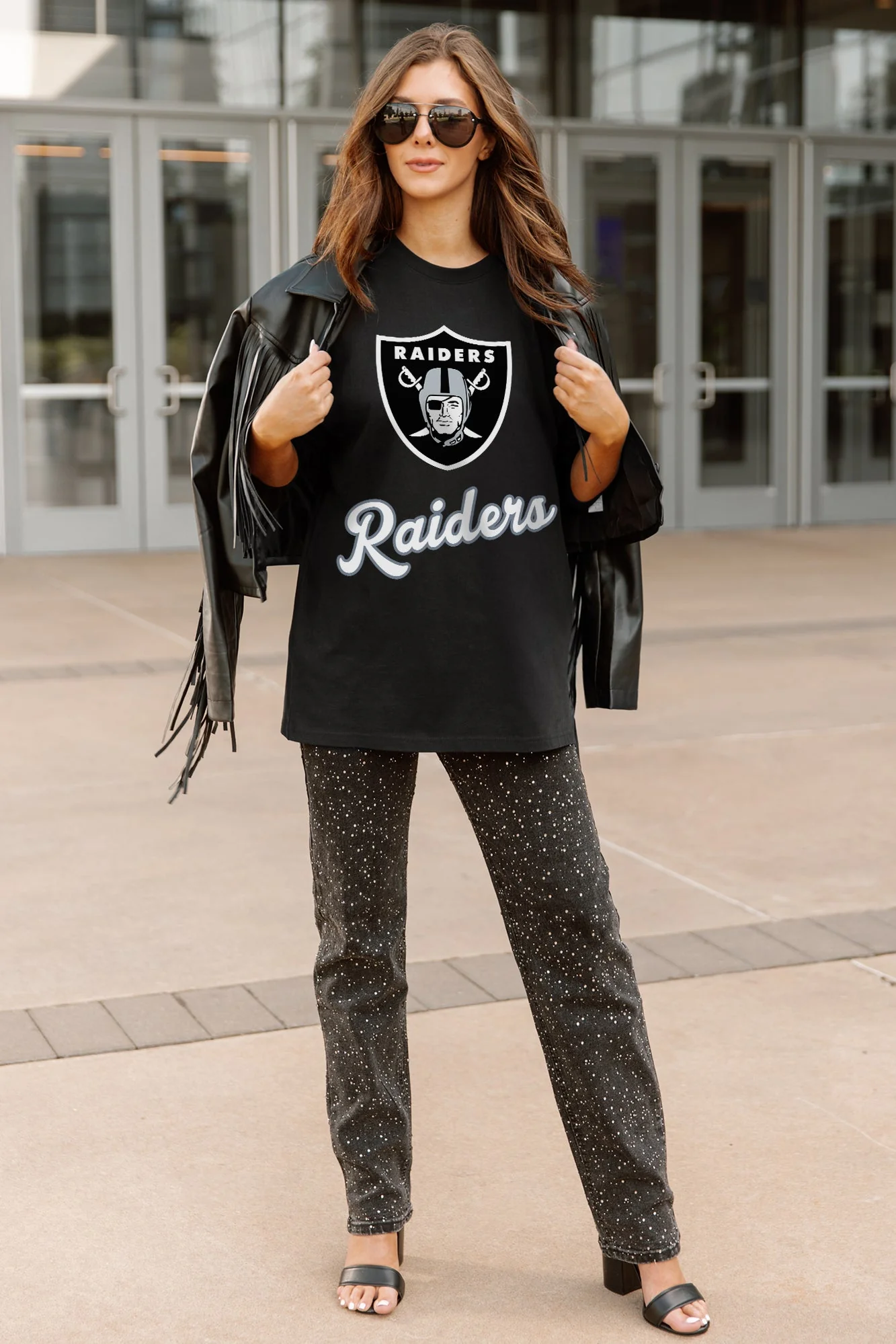 LAS VEGAS RAIDERS HONOR ROLL ESSENTIAL RELAXED FIT LONG SLEEVE TEE - Image 2