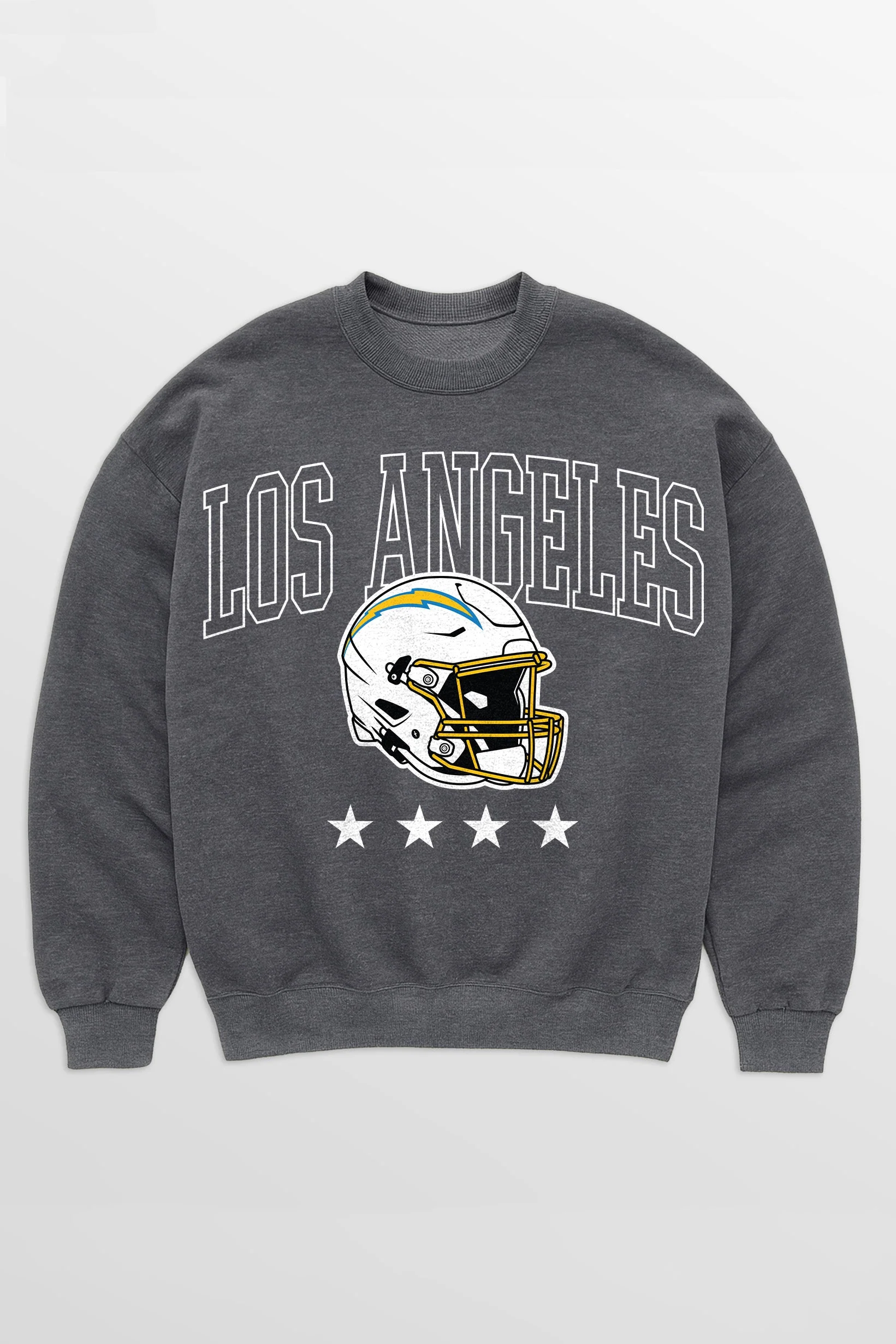 LOS ANGELES CHARGERS RISING STAR PREMIUM FLEECE CREWNECK PULLOVER - Image 8