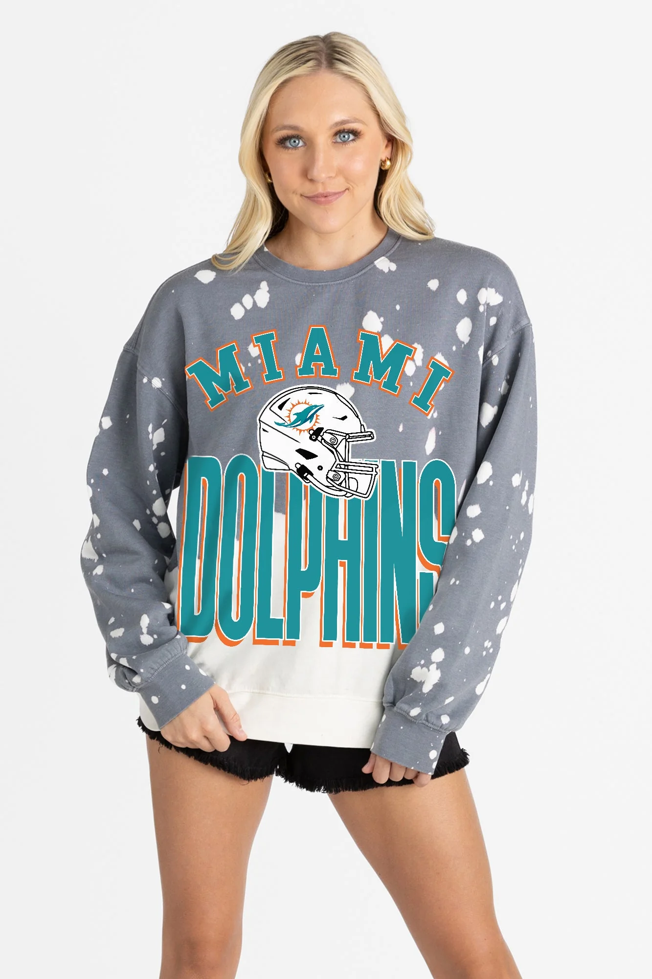 MIAMI DOLPHINS ARCH RIVALS LONG-SLEEVE FRENCH TERRY PULLOVER - Image 6