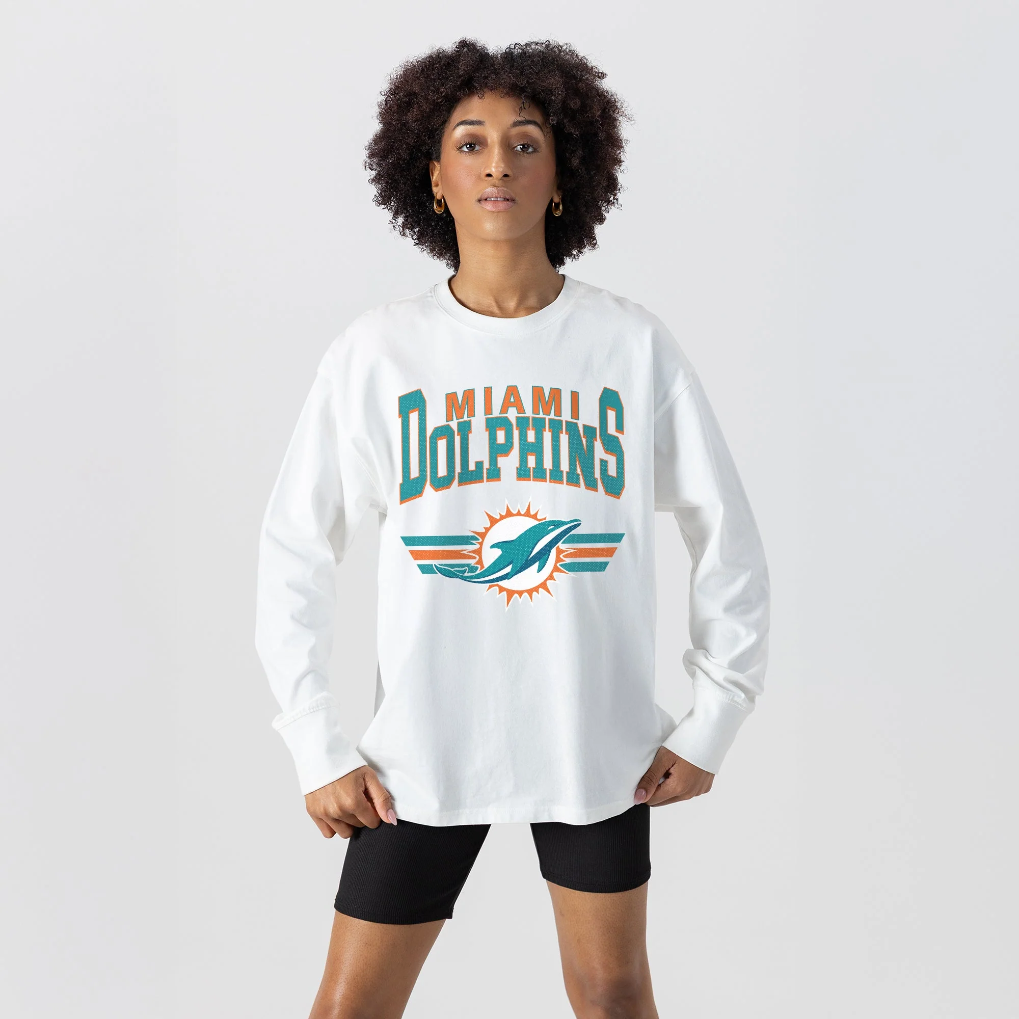 MIAMI DOLPHINS SWIFT STRIKE ESSENTIAL RELAXED FIT LONG SLEEVE TEE - Image 4