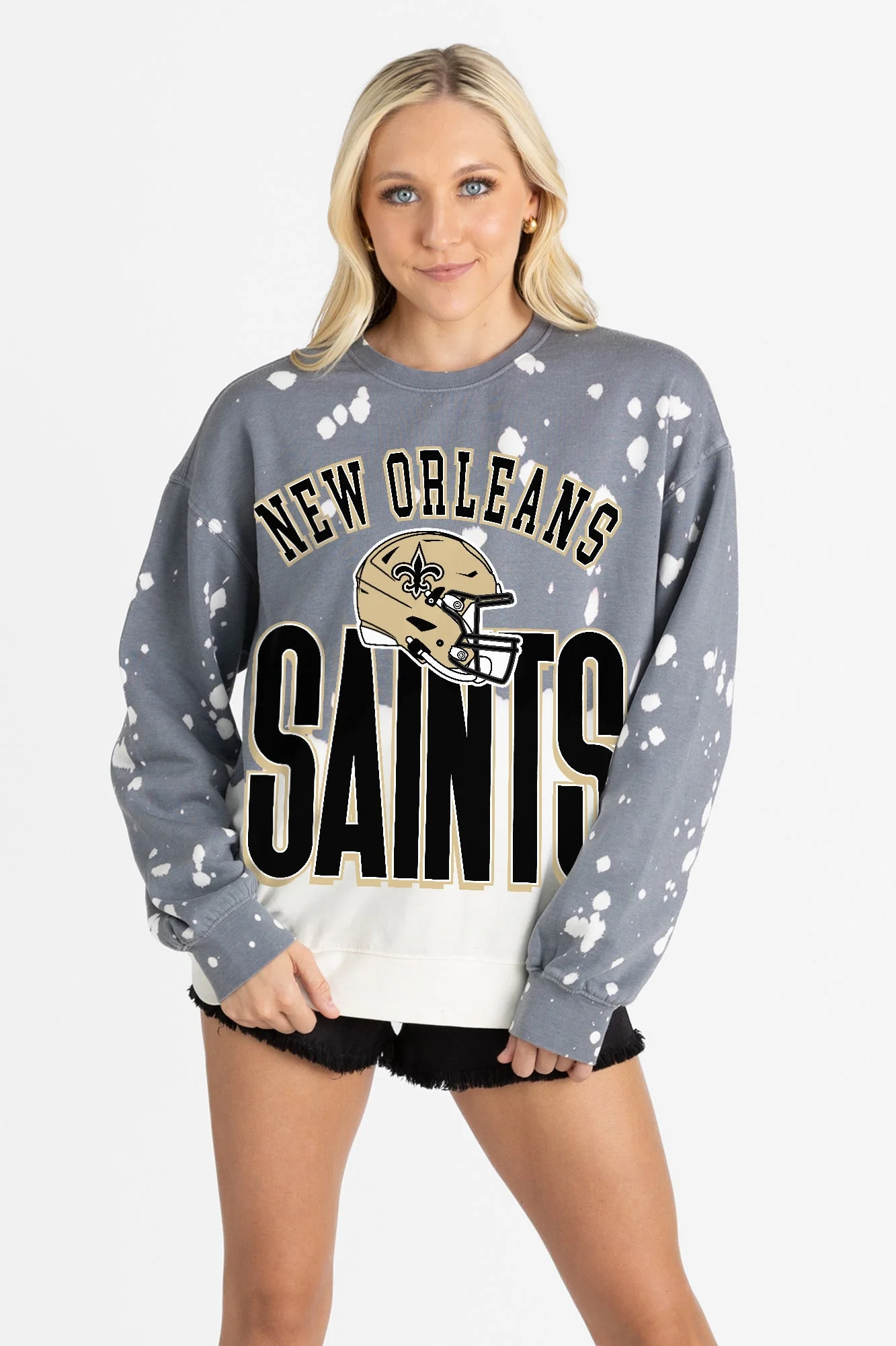 NEW ORLEANS SAINTS ARCH RIVALS LONG-SLEEVE FRENCH TERRY PULLOVER - Image 6
