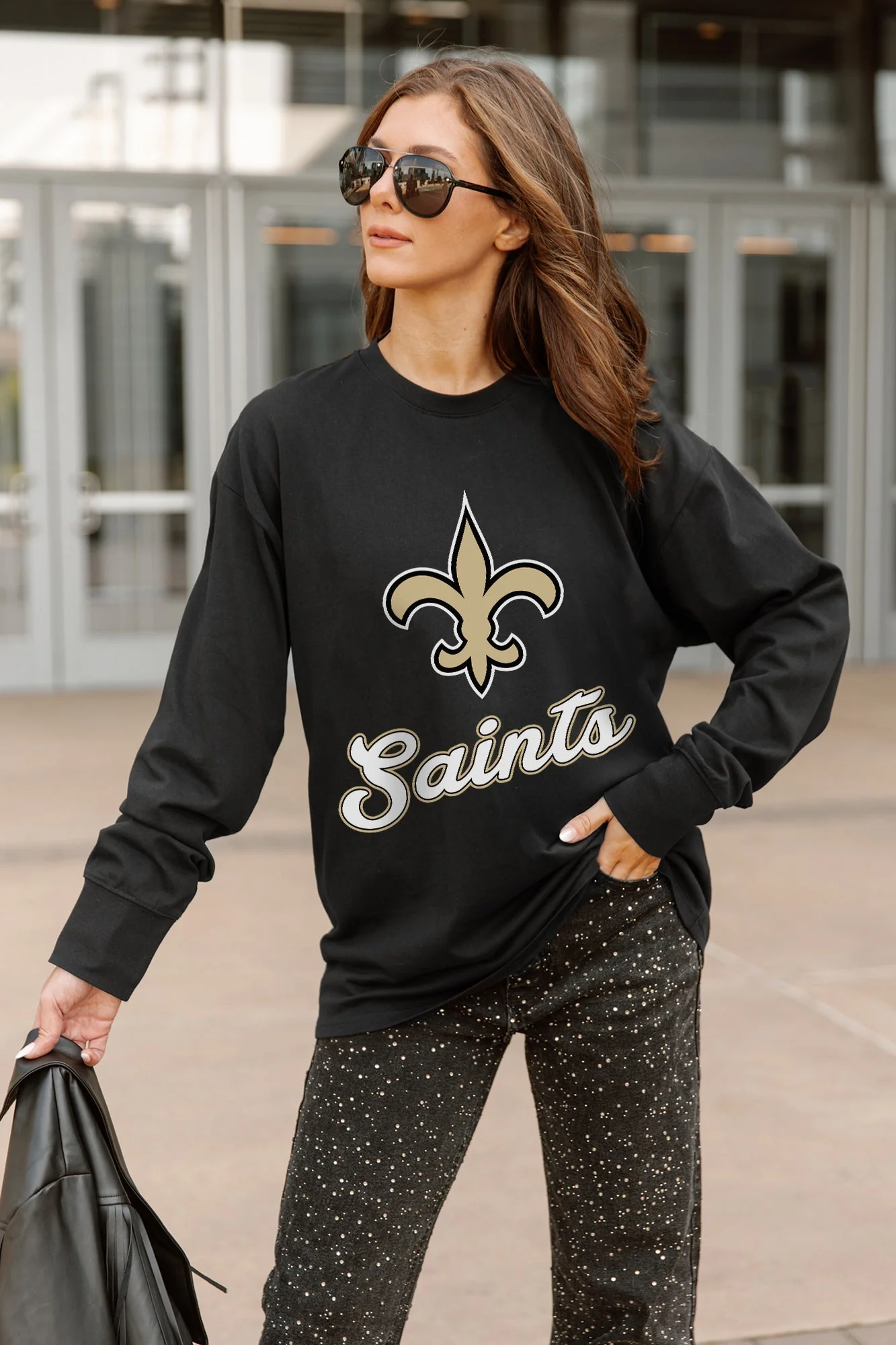 NEW ORLEANS SAINTS HONOR ROLL ESSENTIAL RELAXED FIT LONG SLEEVE TEE - Image 3