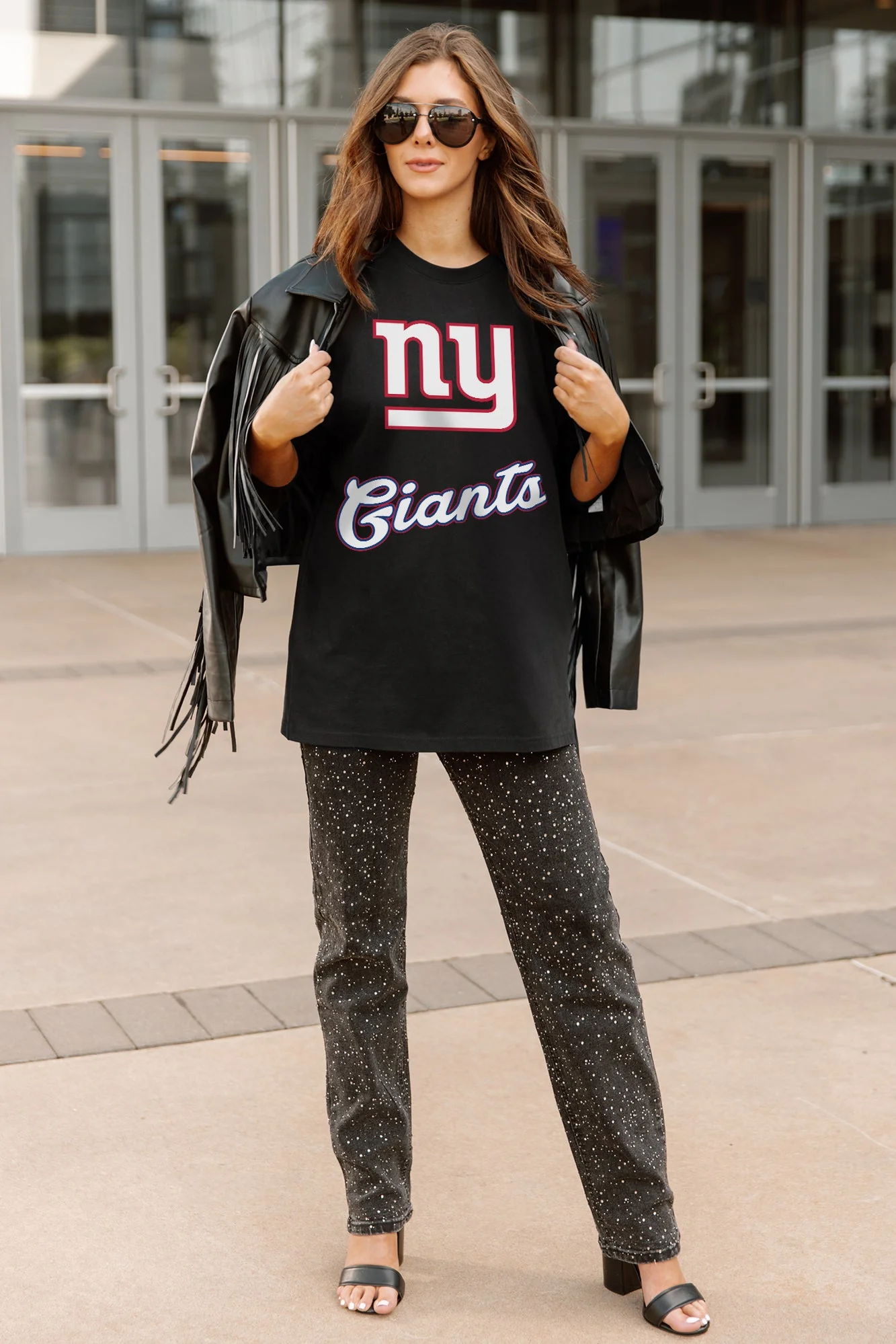 NEW YORK GIANTS HONOR ROLL ESSENTIAL RELAXED FIT LONG SLEEVE TEE - Image 2