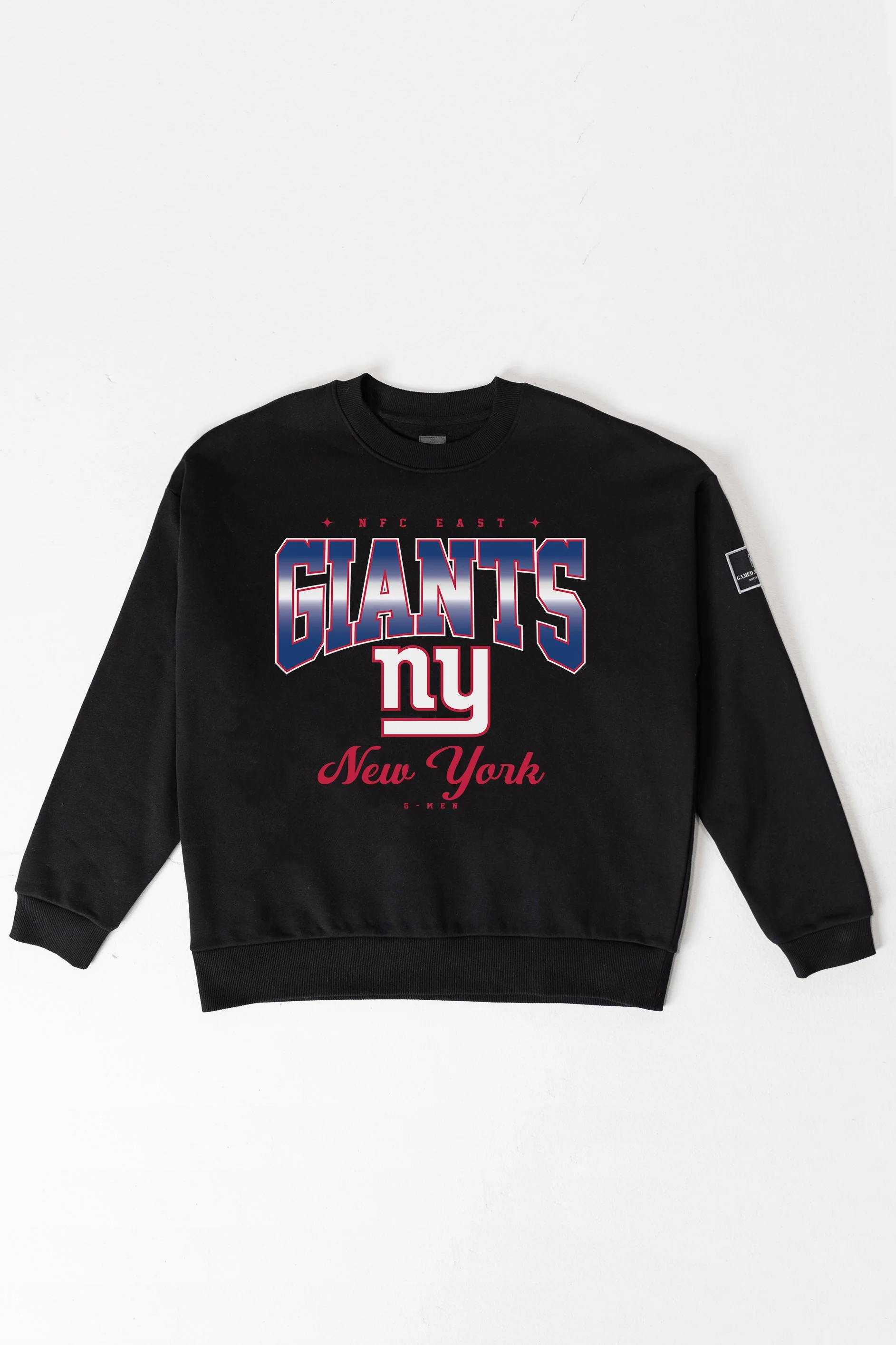 NEW YORK GIANTS POWERHOUSE PLAY BLACK LABEL PREMIUM FLEECE CREW SWEATSHIRT - Image 8