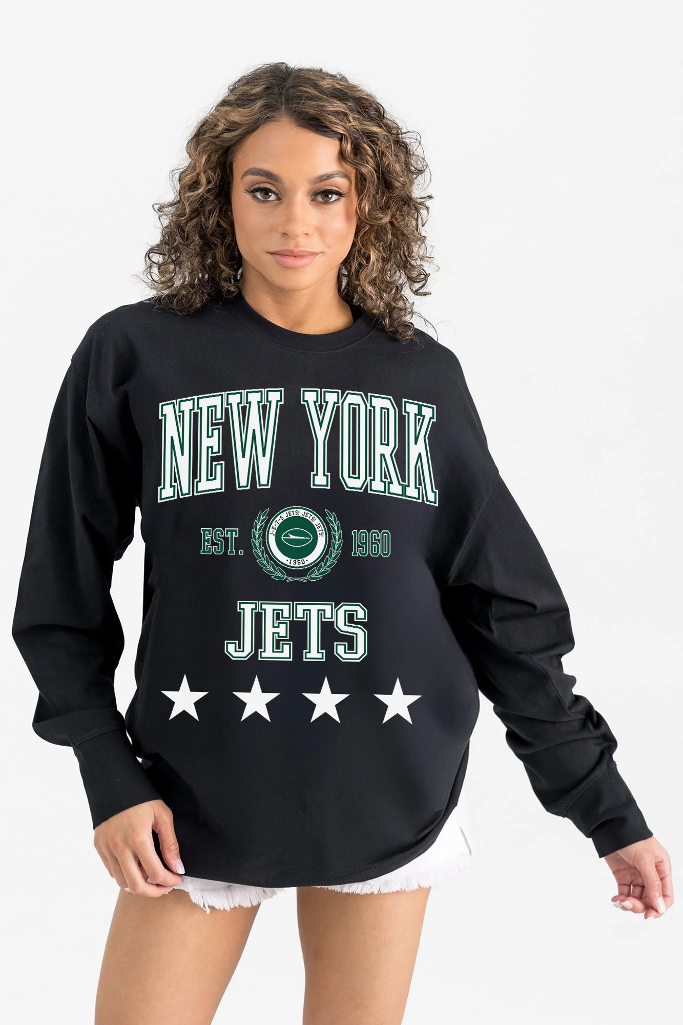 NEW YORK JETS EVERYDAY STAR ESSENTIAL RELAXED FIT LONG SLEEVE TEE - Image 6
