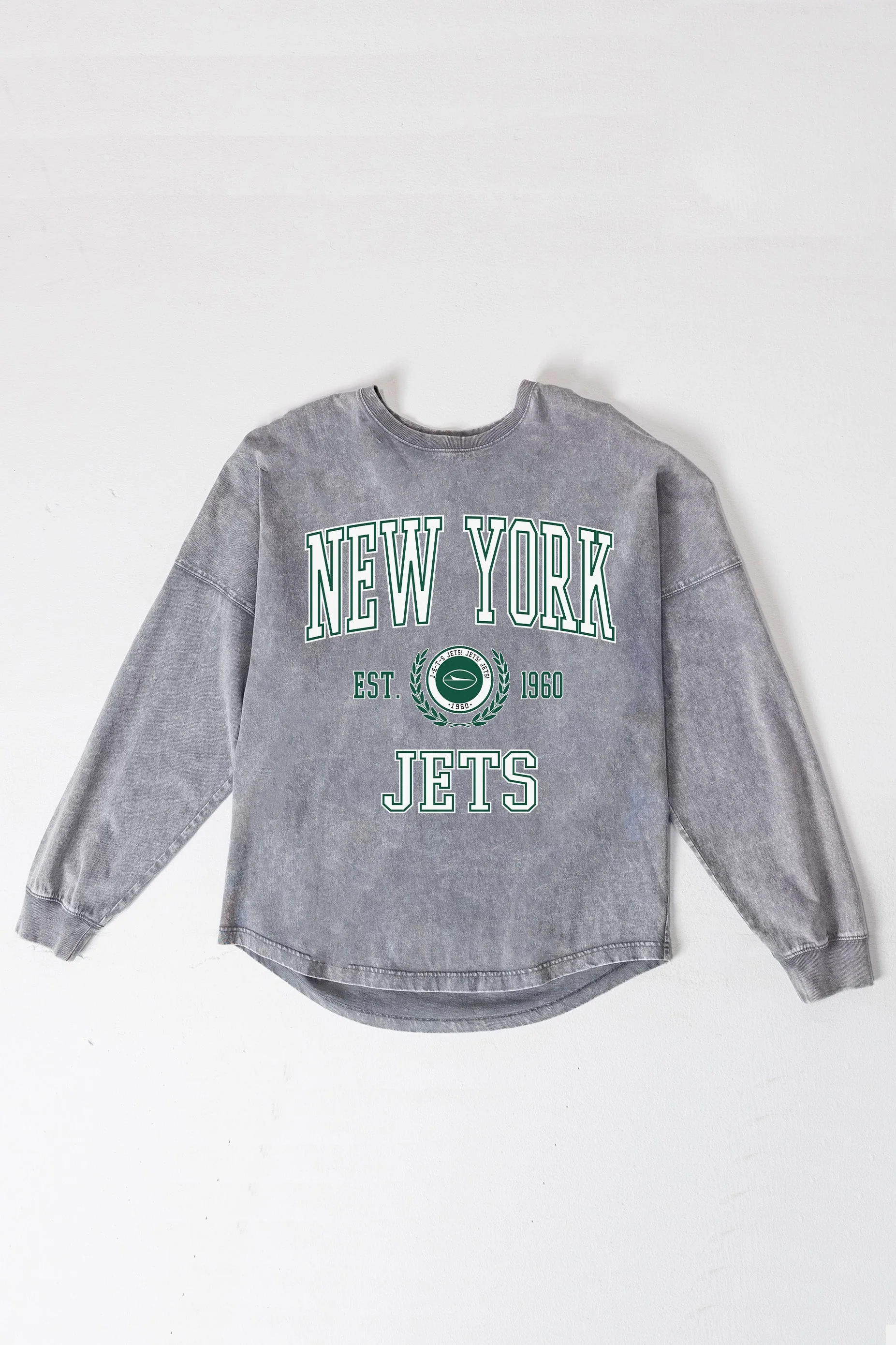 NEW YORK JETS FINAL SCORE FADED WASH PULLOVER - Image 8