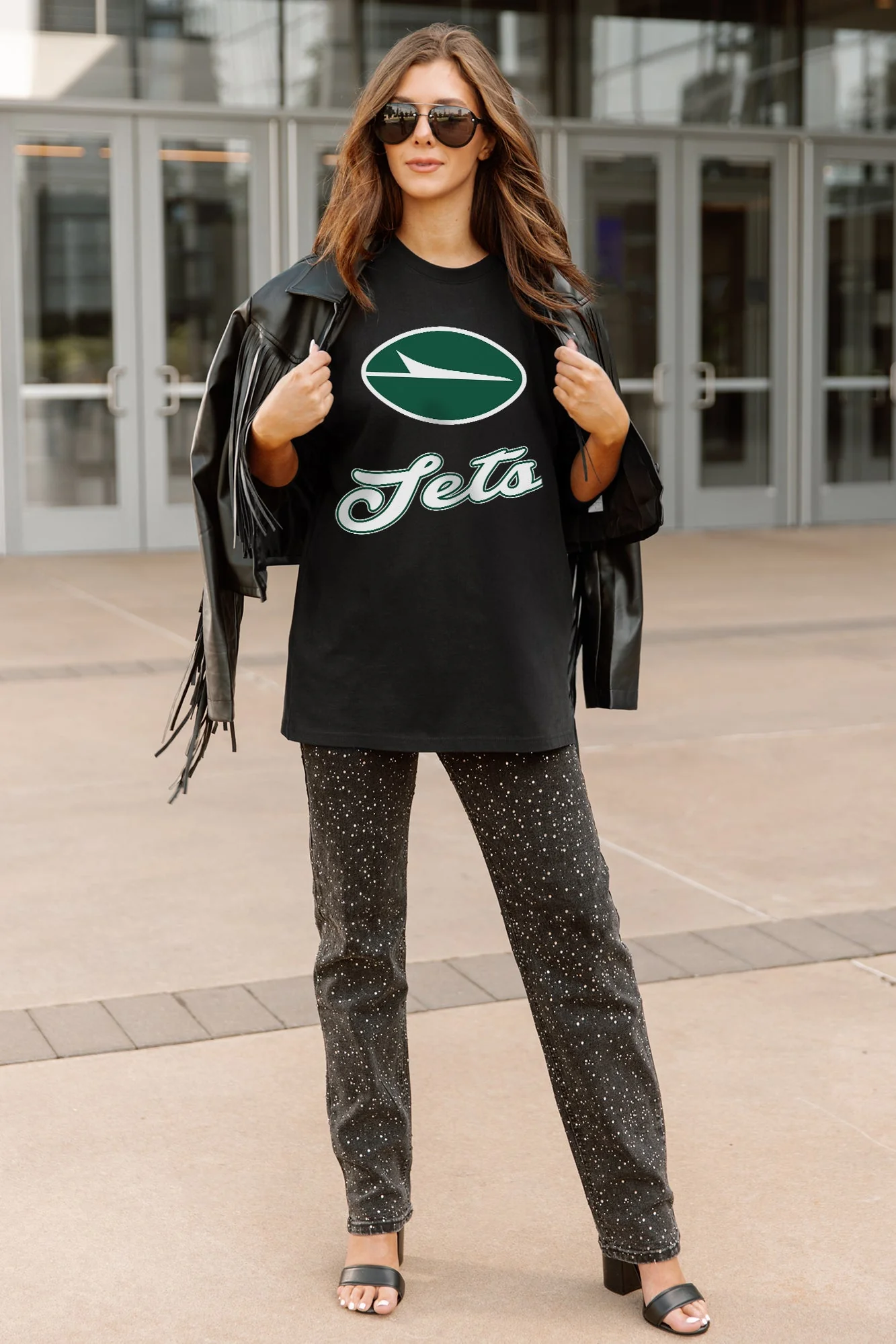 NEW YORK JETS HONOR ROLL ESSENTIAL RELAXED FIT LONG SLEEVE TEE - Image 2