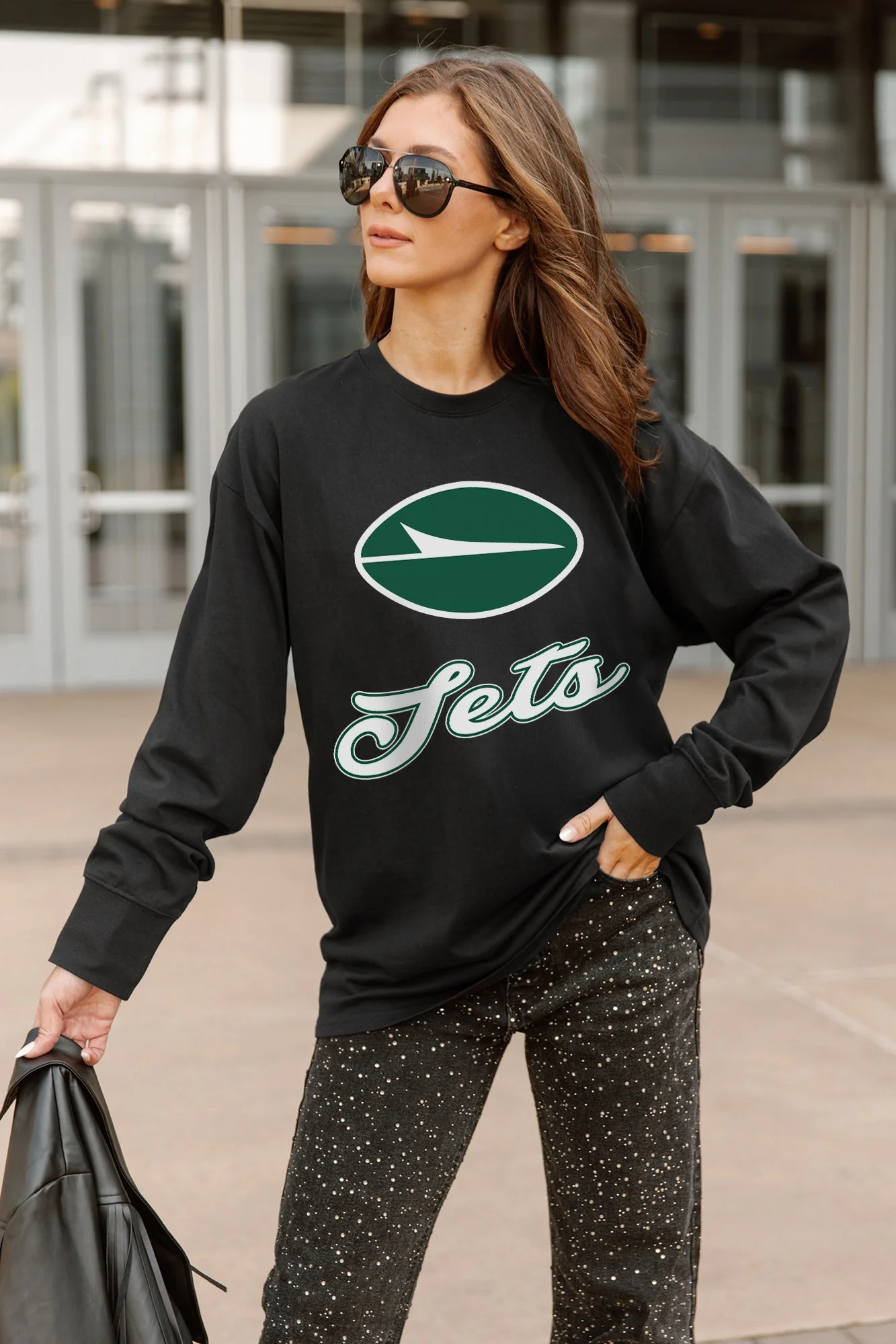 NEW YORK JETS HONOR ROLL ESSENTIAL RELAXED FIT LONG SLEEVE TEE - Image 3