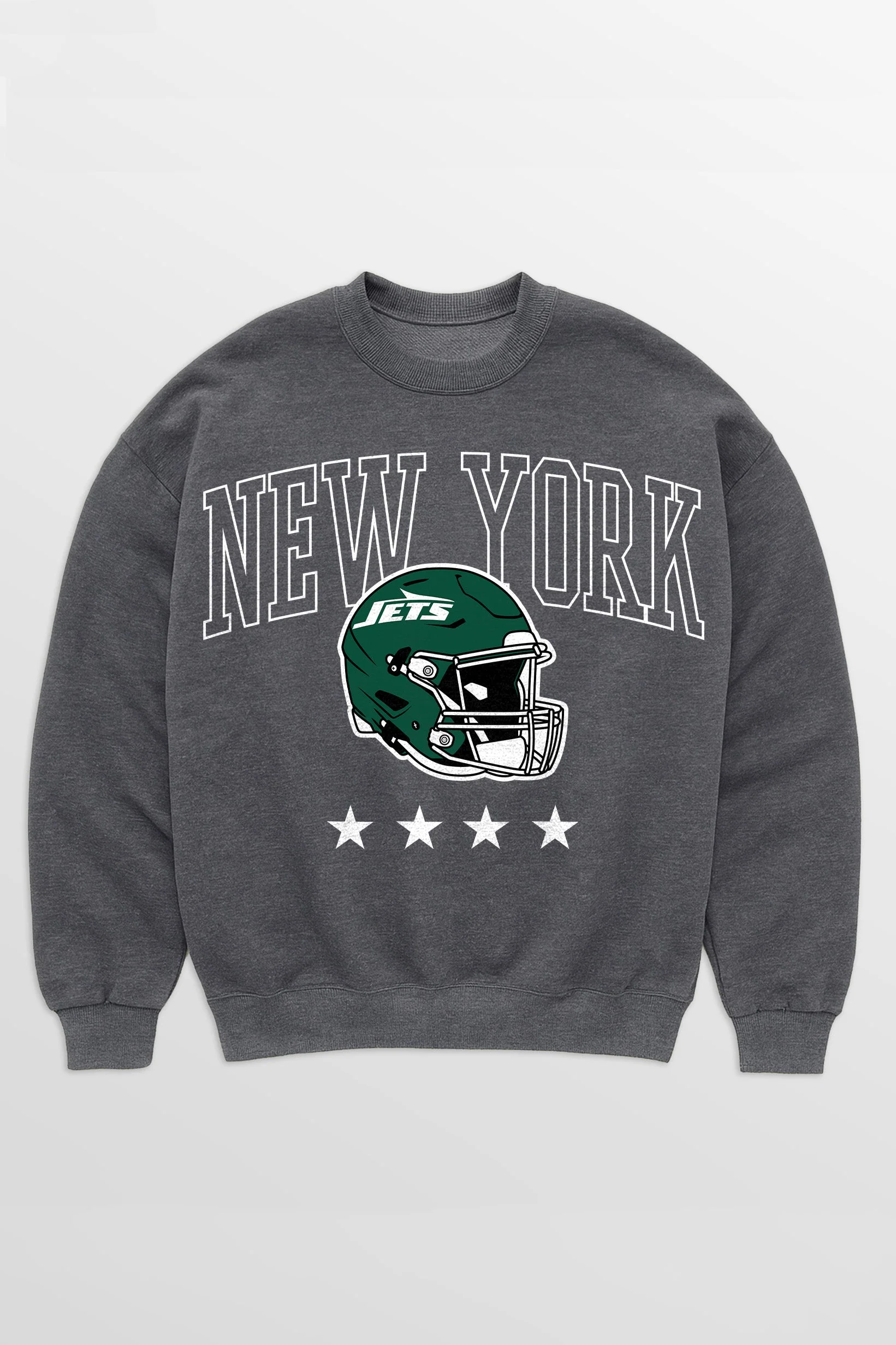 NEW YORK JETS RISING STAR PREMIUM FLEECE CREWNECK PULLOVER - Image 8