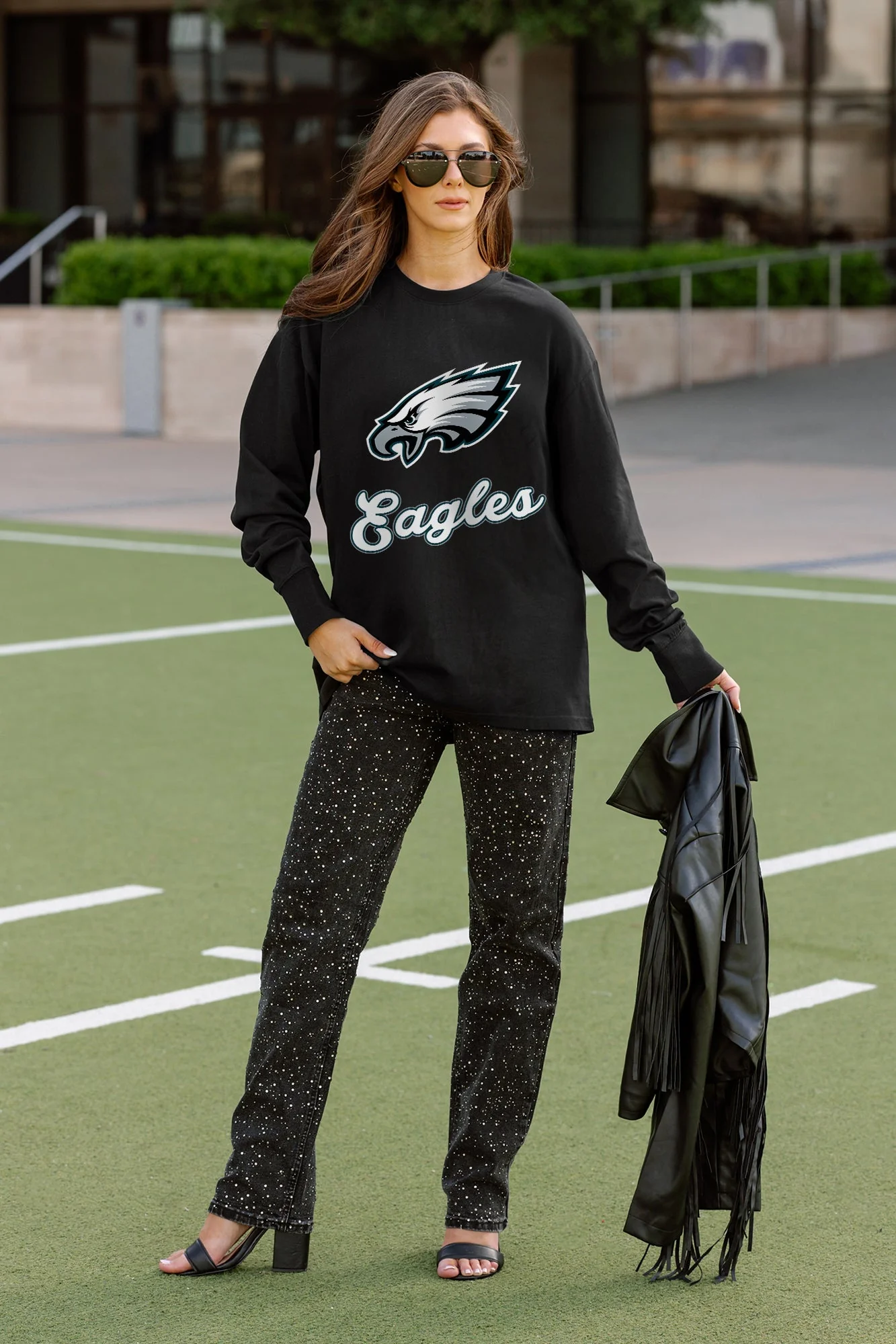 PHILADELPHIA EAGLES HONOR ROLL ESSENTIAL RELAXED FIT LONG SLEEVE TEE