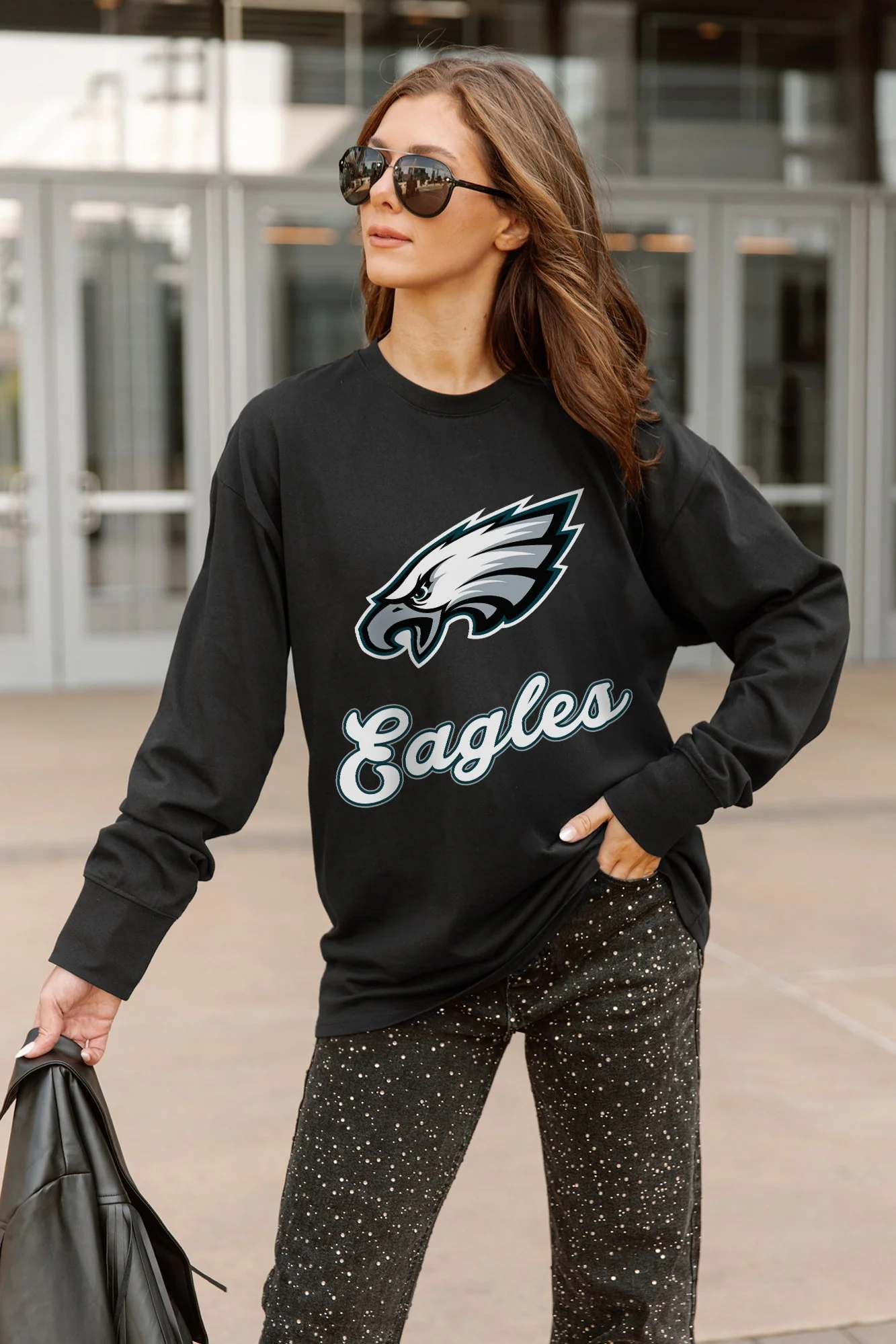PHILADELPHIA EAGLES HONOR ROLL ESSENTIAL RELAXED FIT LONG SLEEVE TEE - Image 3
