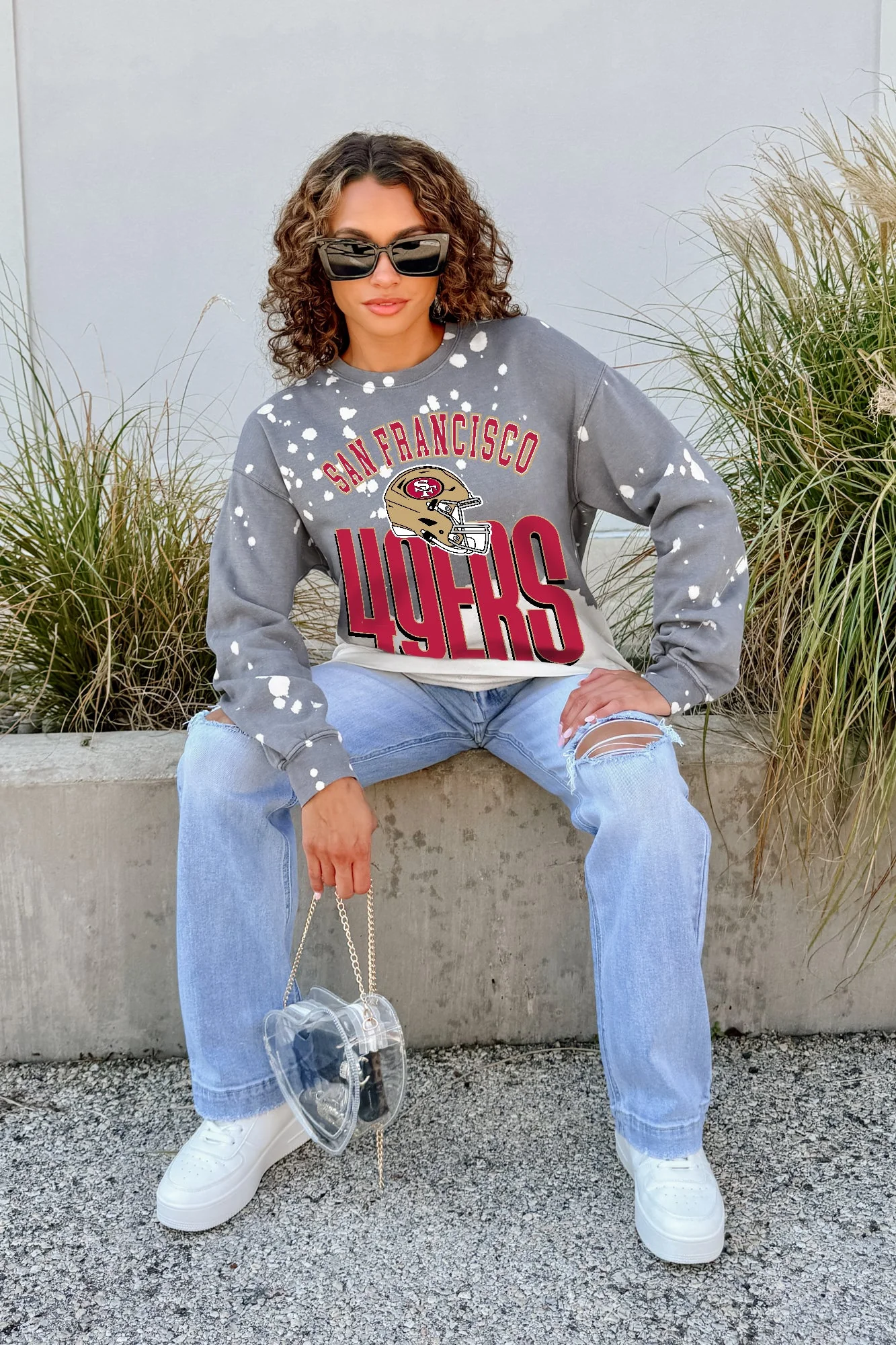 SAN FRANCISCO 49ERS ARCH RIVALS LONG-SLEEVE FRENCH TERRY PULLOVER - Image 3
