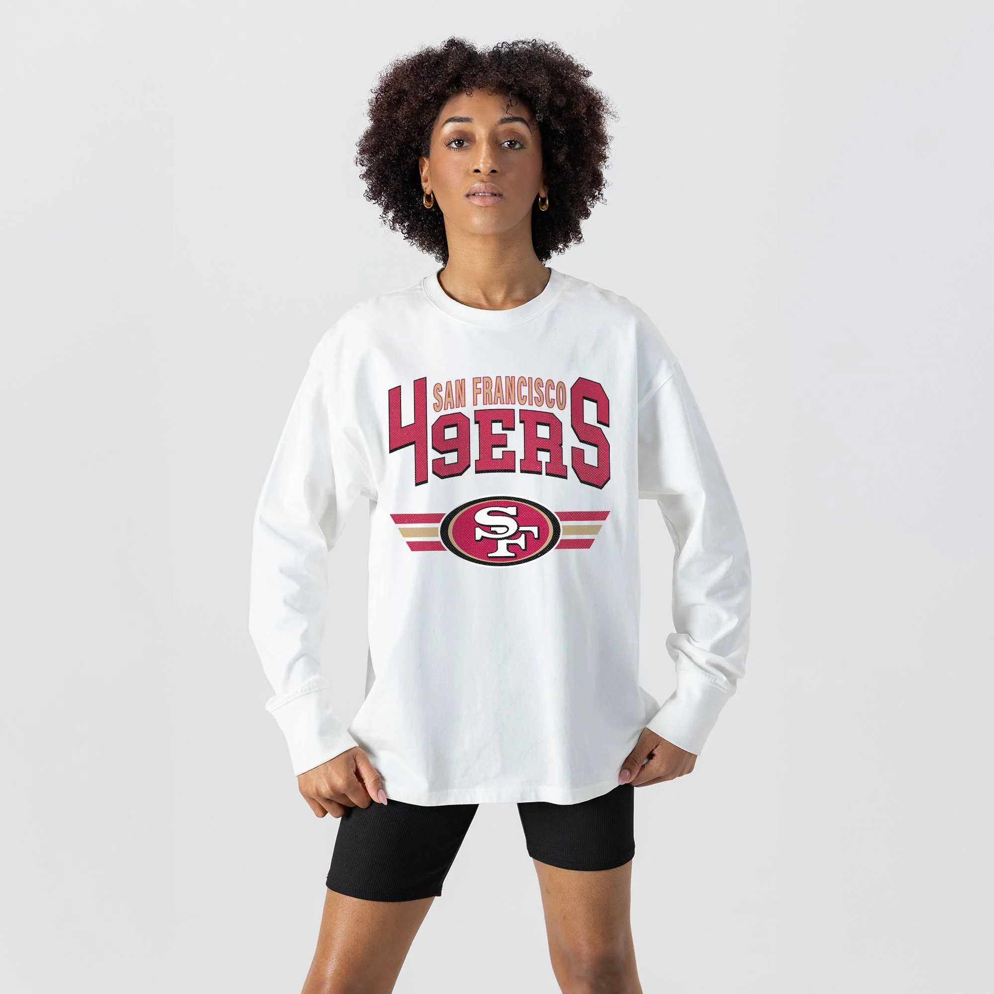 SAN FRANCISCO 49ERS SWIFT STRIKE ESSENTIAL RELAXED FIT LONG SLEEVE TEE - Image 4