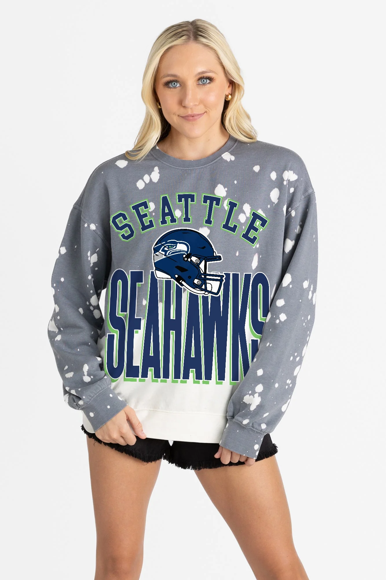SEATTLE SEAHAWKS ARCH RIVALS LONG-SLEEVE FRENCH TERRY PULLOVER - Image 6