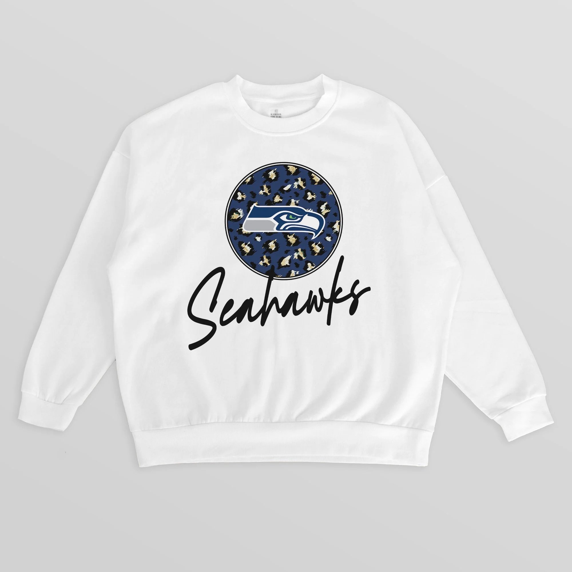 SEATTLE SEAHAWKS WILD BREAKTHROUGH PREMIUM FLEECE CREWNECK PULLOVER - Image 8