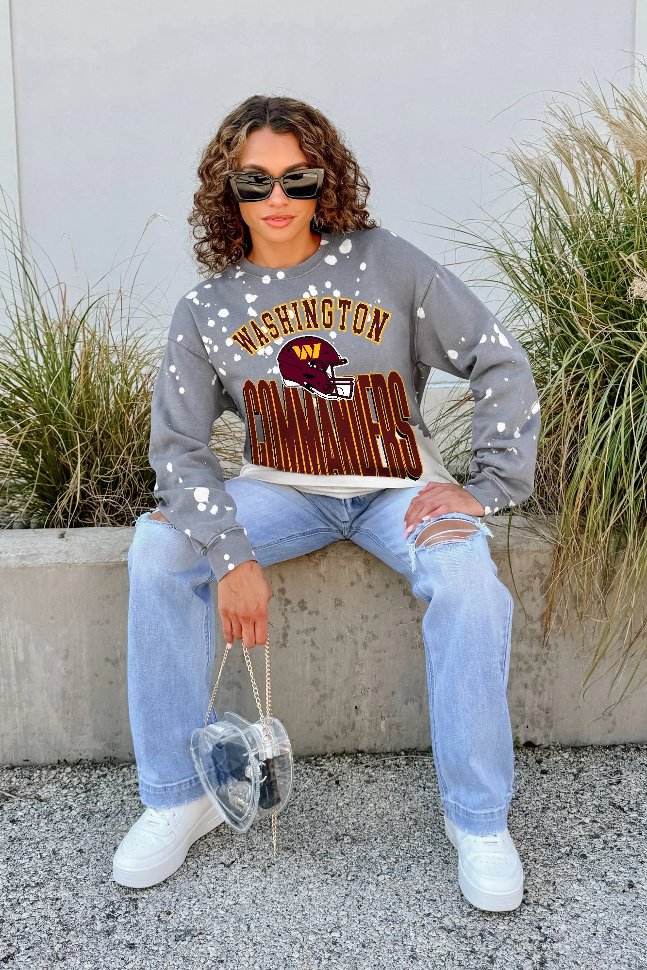 WASHINGTON COMMANDERS ARCH RIVALS LONG-SLEEVE FRENCH TERRY PULLOVER - Image 3