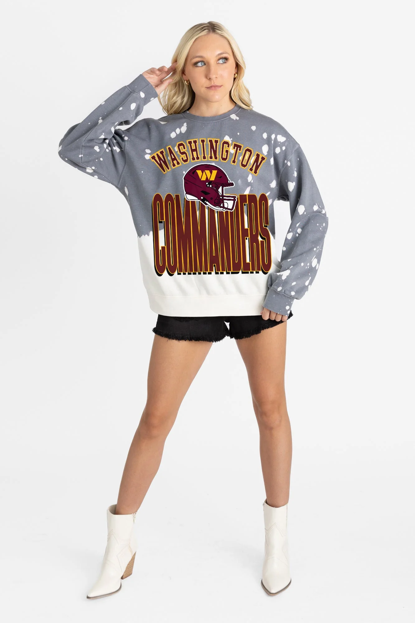 WASHINGTON COMMANDERS ARCH RIVALS LONG-SLEEVE FRENCH TERRY PULLOVER - Image 5