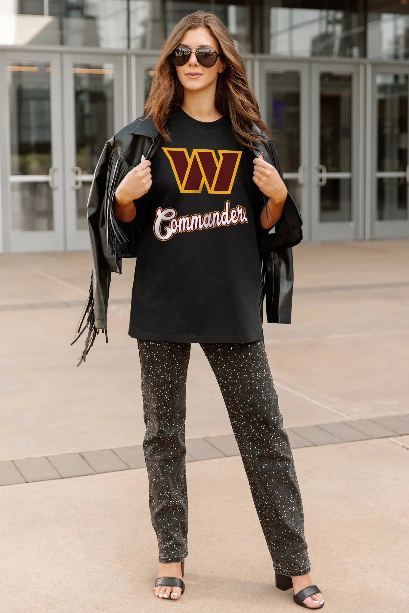 WASHINGTON COMMANDERS HONOR ROLL ESSENTIAL RELAXED FIT LONG SLEEVE TEE - Image 2