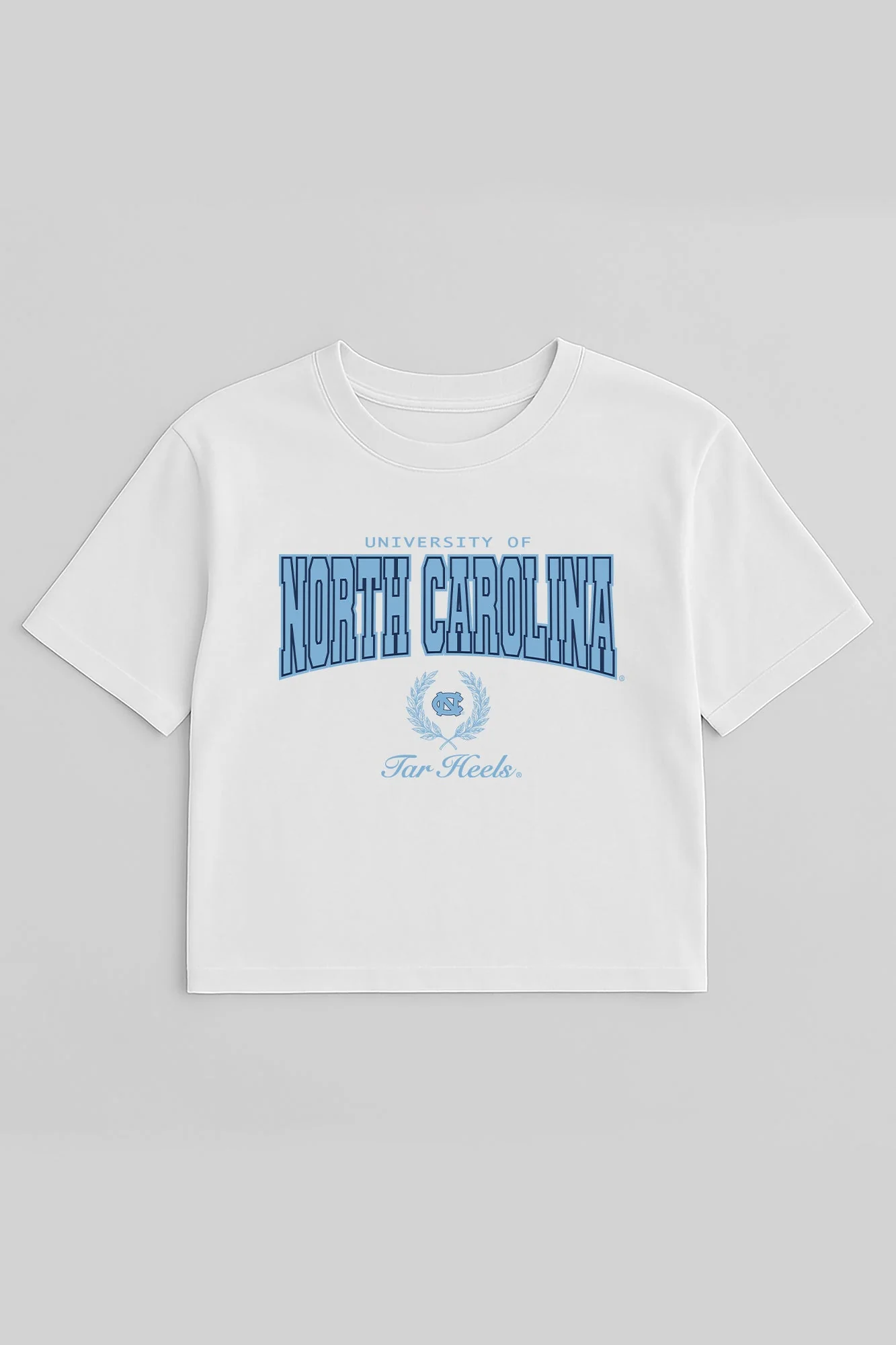 NORTH CAROLINA TAR HEELS EASY WIN BOXY FIT CROP TEE - Image 5