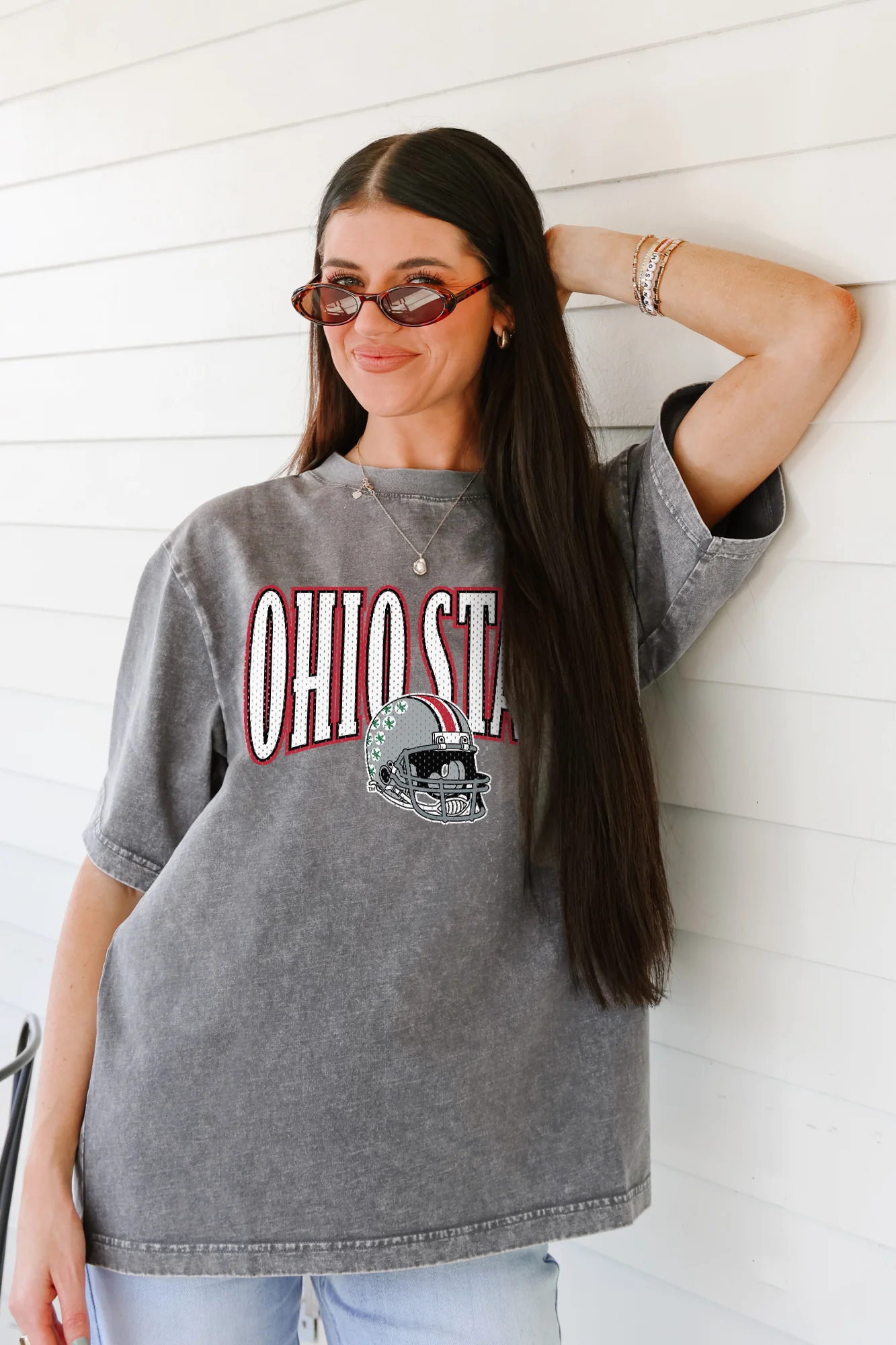 OHIO STATE BUCKEYES PLAYBOOK WIN OVERSIZED CREWNECK TEE - Image 3
