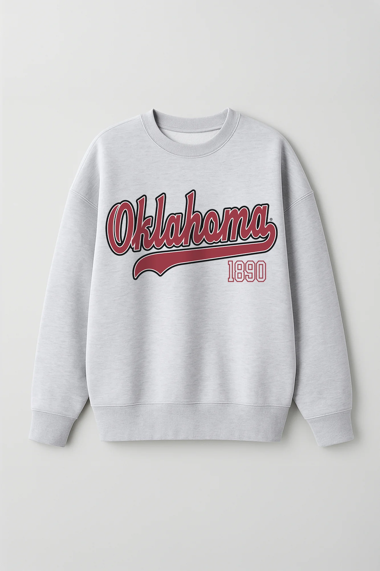 OKLAHOMA SOONERS CLASSIC WIN PREMIUM FLEECE CREWNECK PULLOVER - Image 6