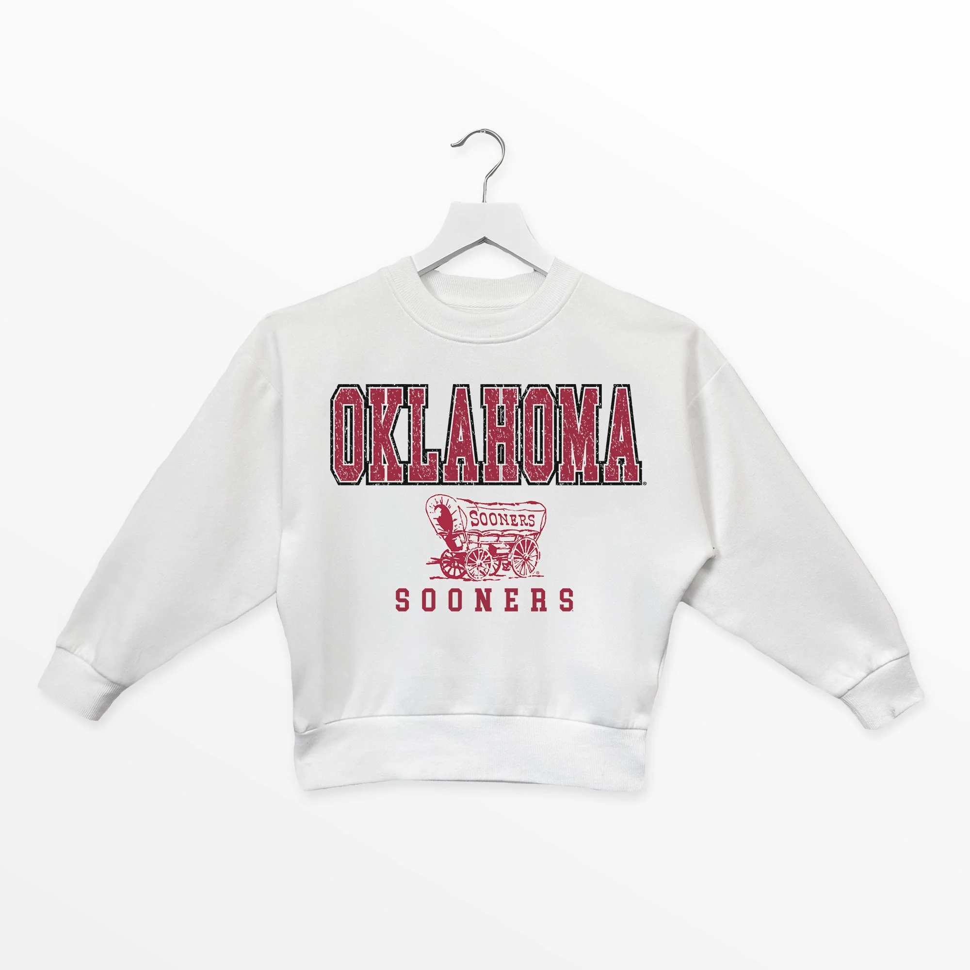 OKLAHOMA SOONERS FREESTYLE YOUTH PREMIUM FLEECE SWEATSHIRT - Image 5