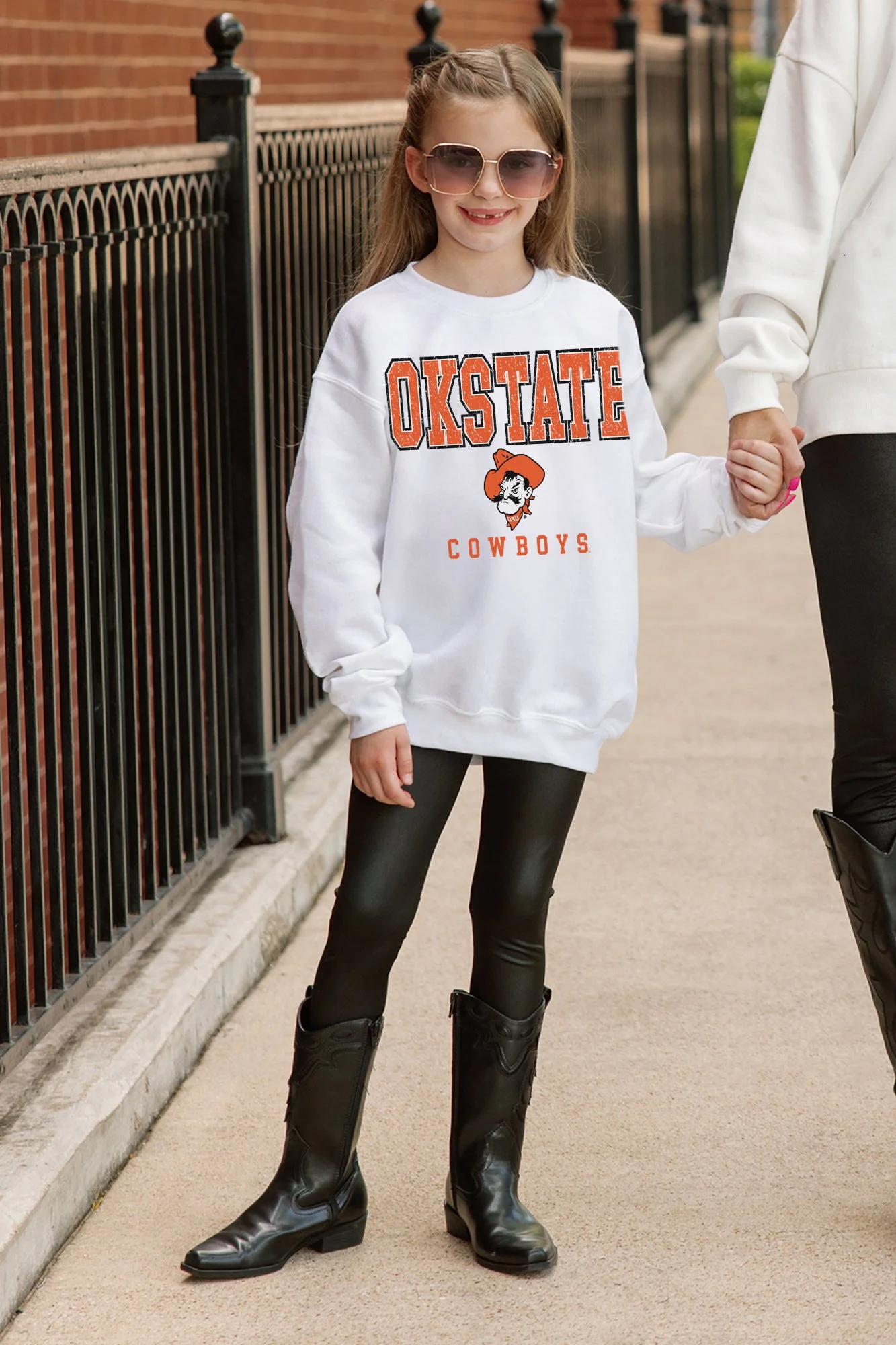 OKLAHOMA STATE COWBOYS FREESTYLE YOUTH PREMIUM FLEECE SWEATSHIRT - Image 3