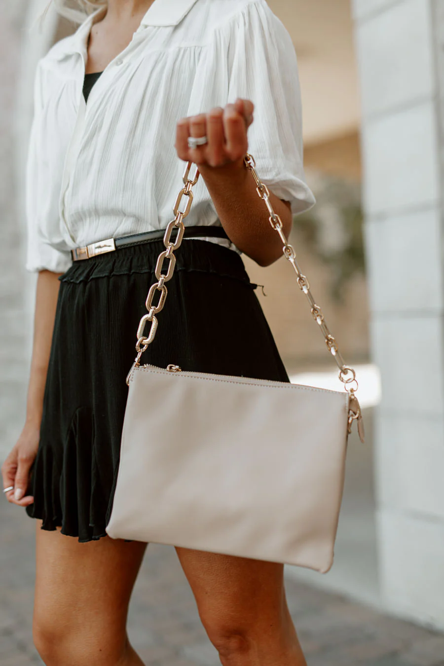 PASSANGER DOUBLE CHAIN CROSSBODY BAG - Image 8