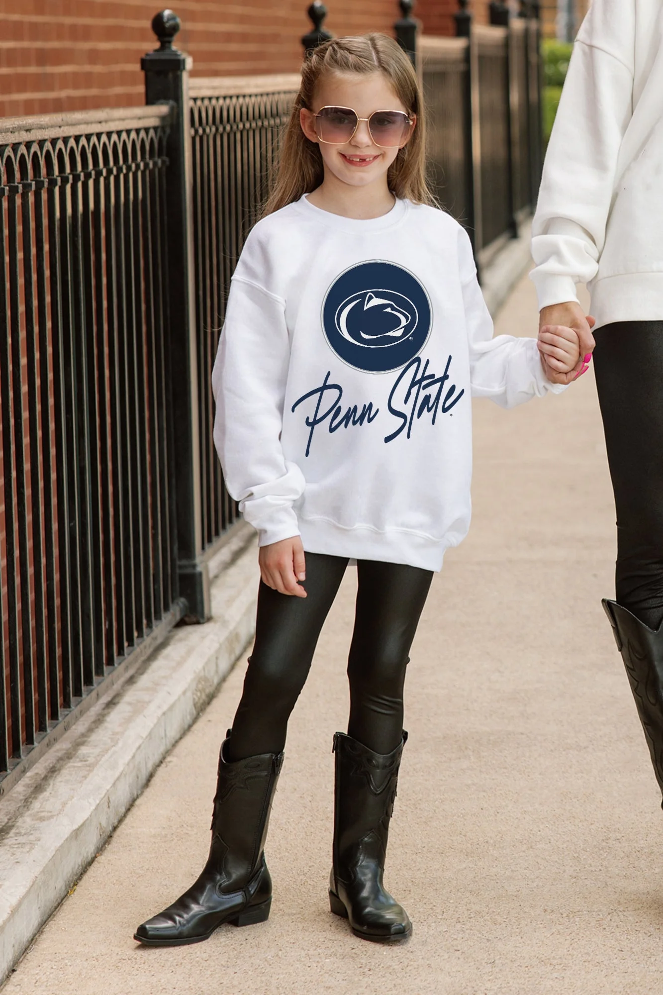 PENN STATE NITTANY LIONS WILD BREAKTHROUGH YOUTH PREMIUM FLEECE SWEATSHIRT - Image 3